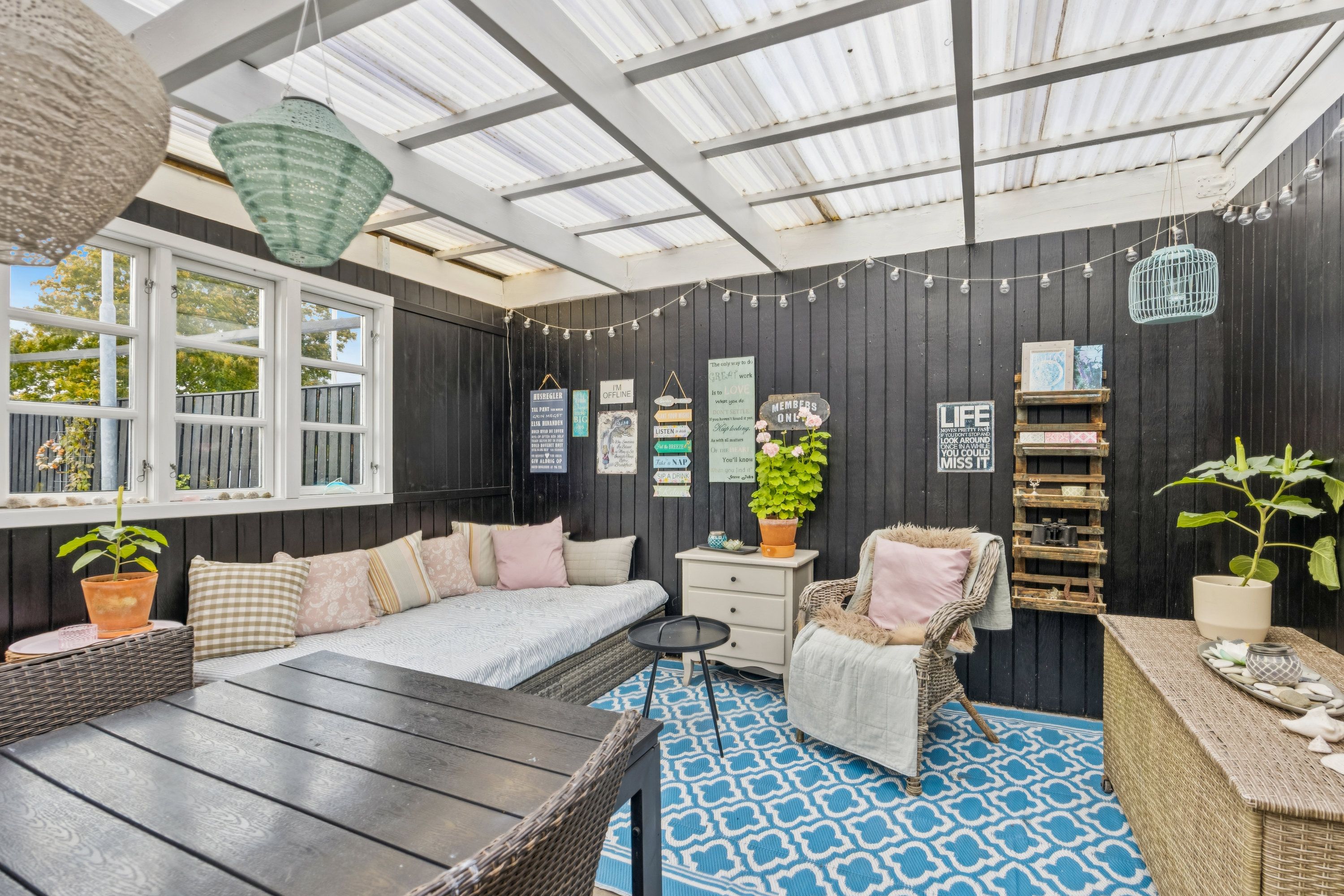 Fremhævet terrasse billede i fuldskærmstilstand. Billede af Østerled 2, 9370 Hals