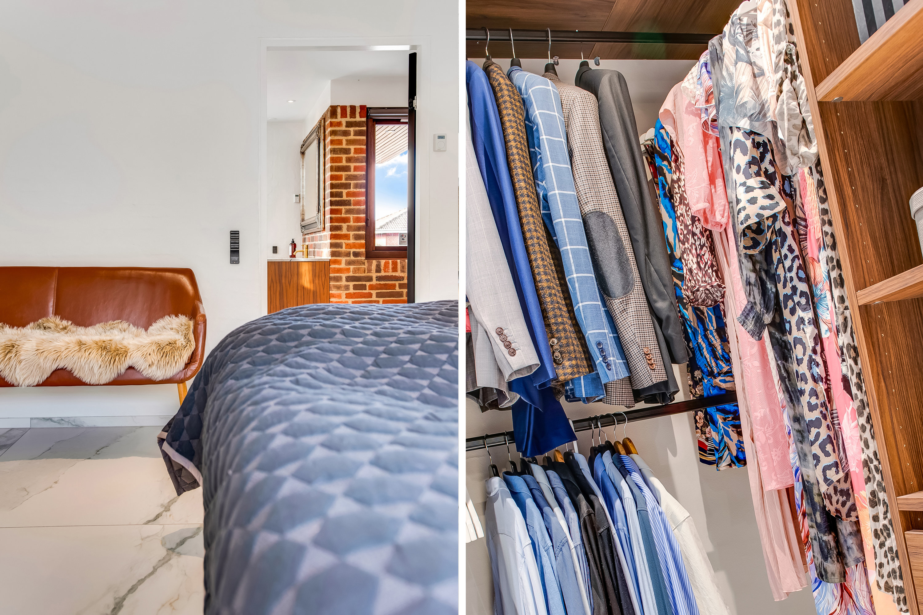 Fremhævet soveværelse billede i fuldskærmstilstand. Billede af Høstvænget 14, 7500 Holstebro