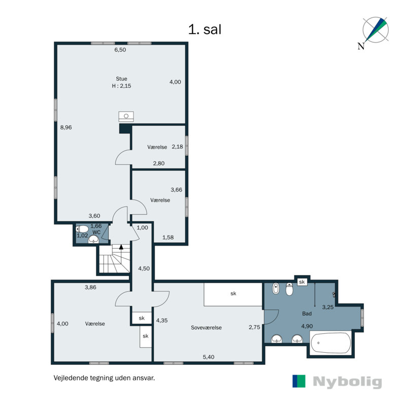 Plantegninger billede af Søndermark 2, Røllum, 6200 Aabenraa