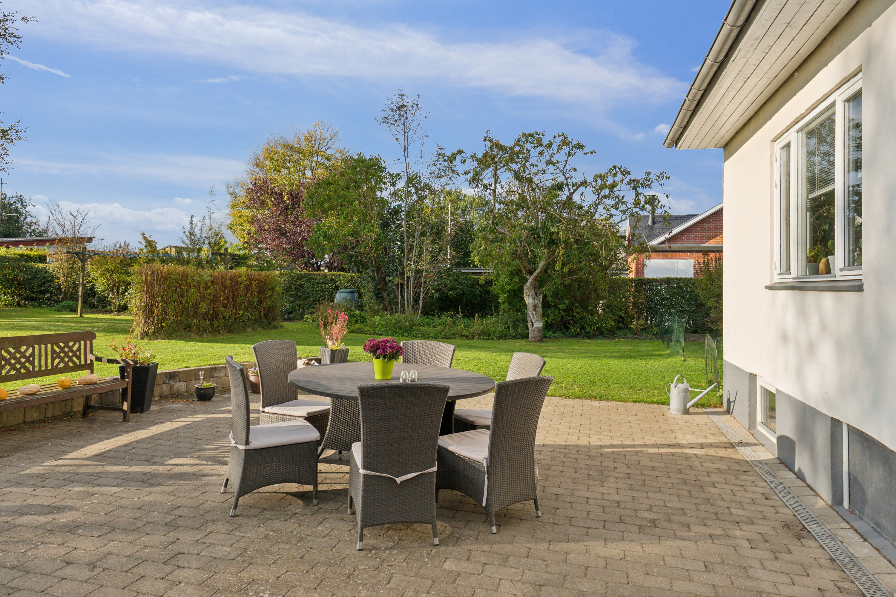 Fremhævet terrasse billede i fuldskærmstilstand. Billede af Nyborgvej 21, 5772 Kværndrup