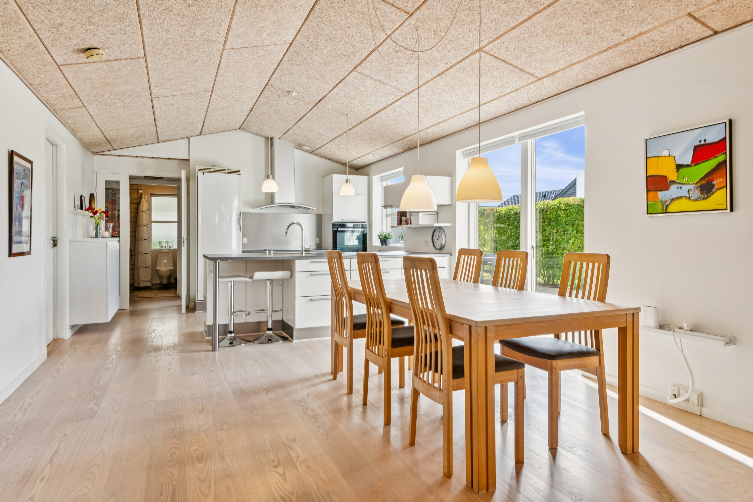 Fremhævet stue billede i fuldskærmstilstand. Billede af Teglageren 53, 9240 Nibe