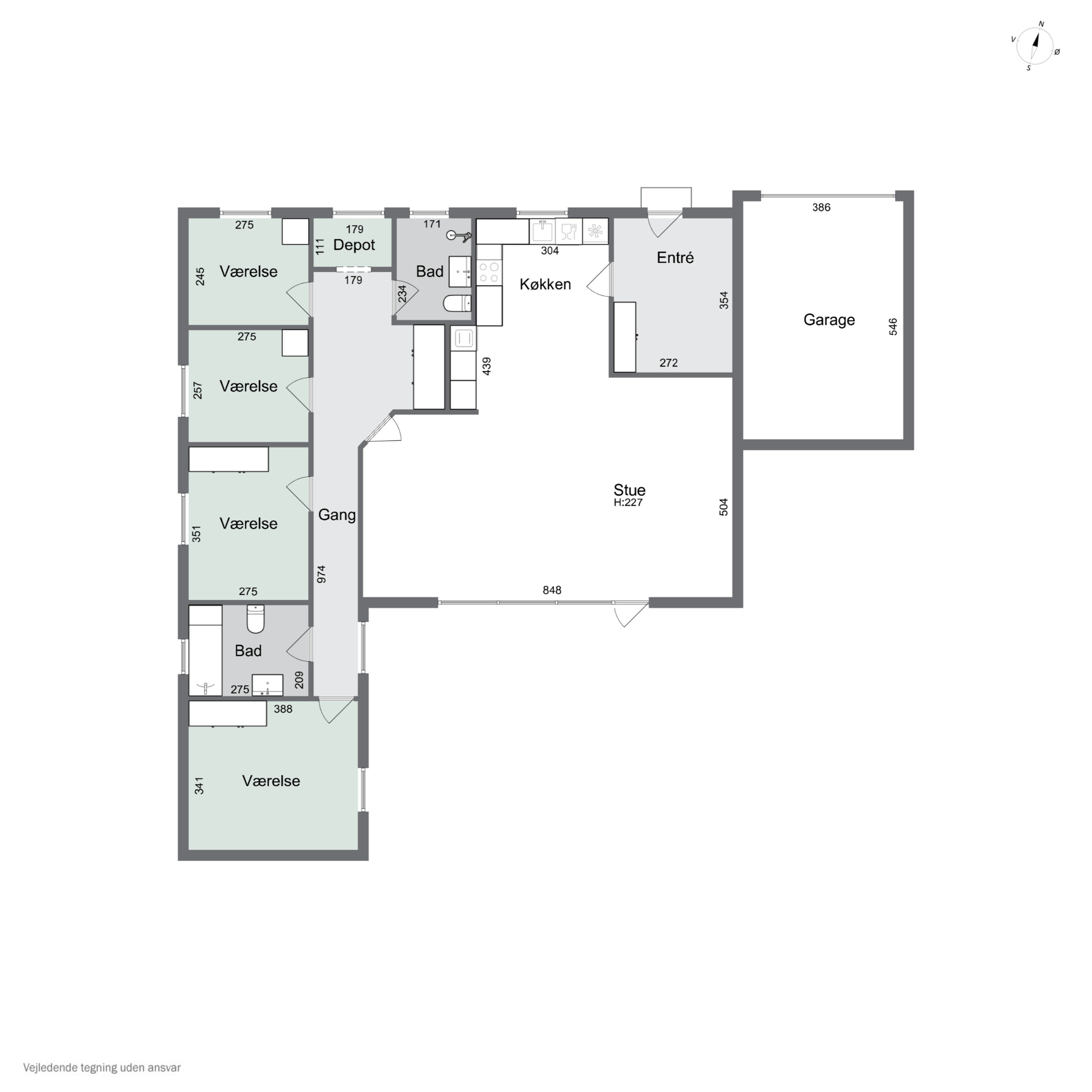 Plantegninger billede af Gyvelvænget 58, 7730 Hanstholm