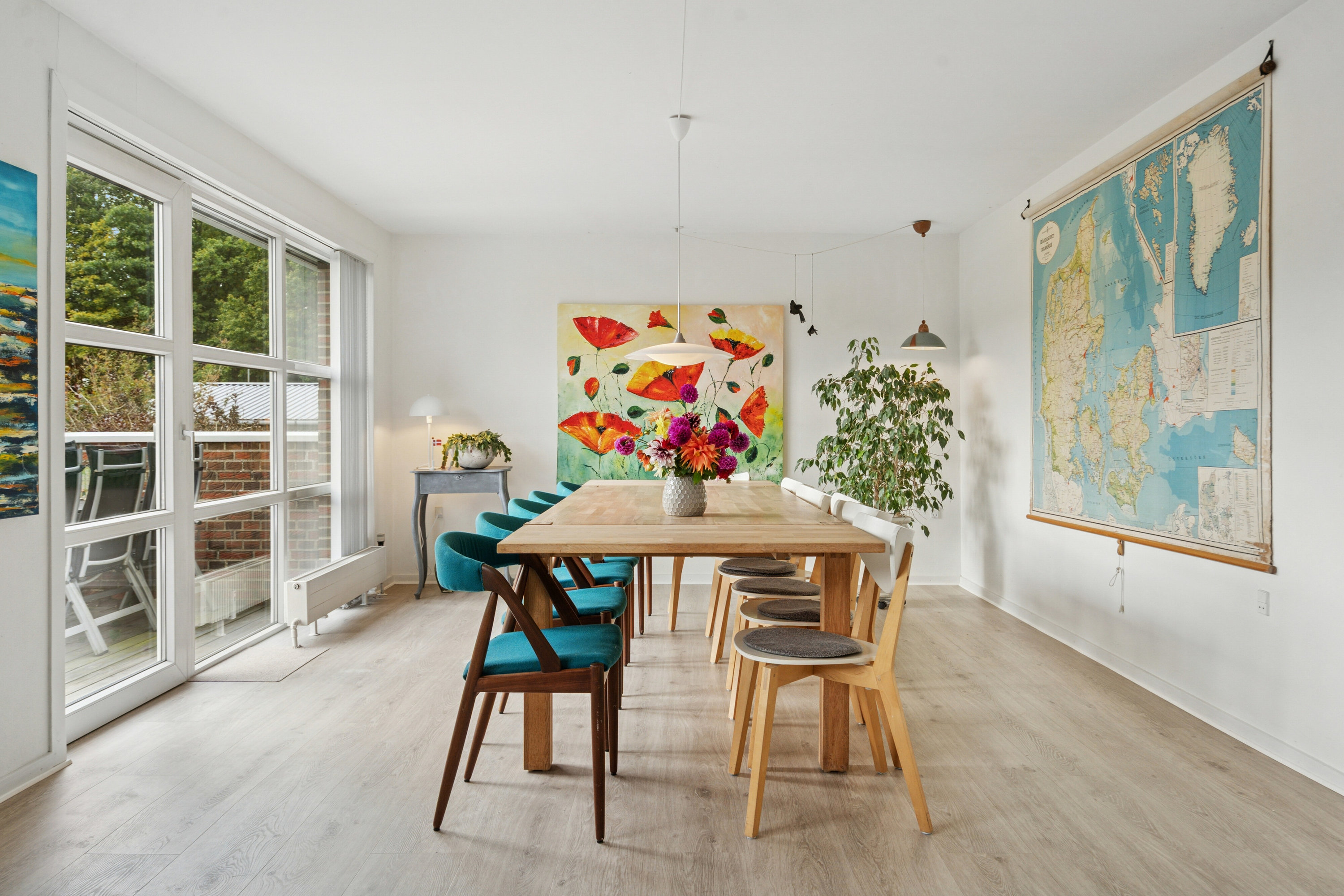 Fremhævet spisestue billede i fuldskærmstilstand. Billede af Dyrskuevej 13, 6630 Rødding