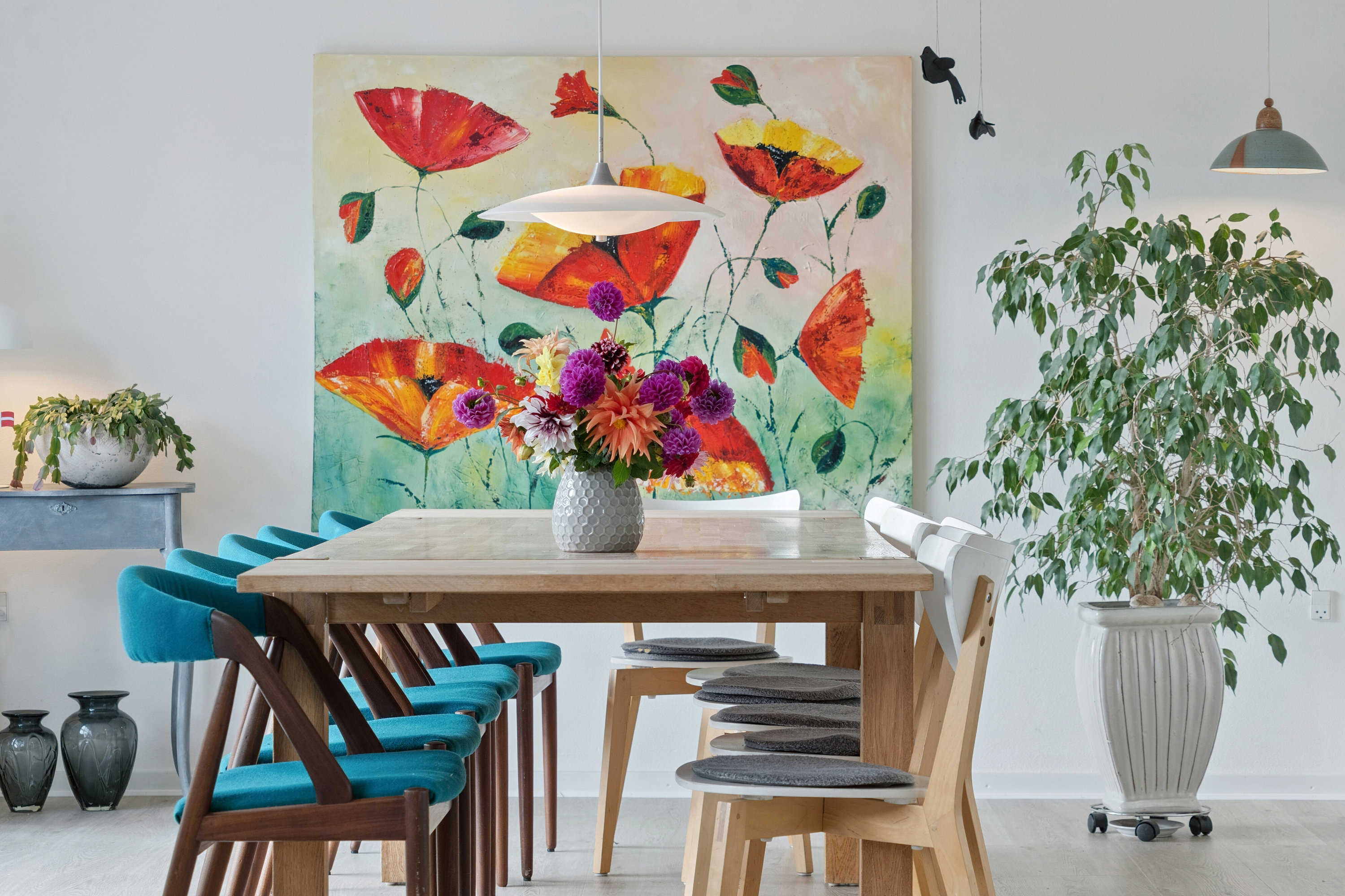 Fremhævet spisestue billede i fuldskærmstilstand. Billede af Dyrskuevej 13, 6630 Rødding