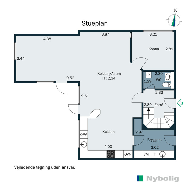 Plantegninger billede af Hirsevænget 1, 8362 Hørning