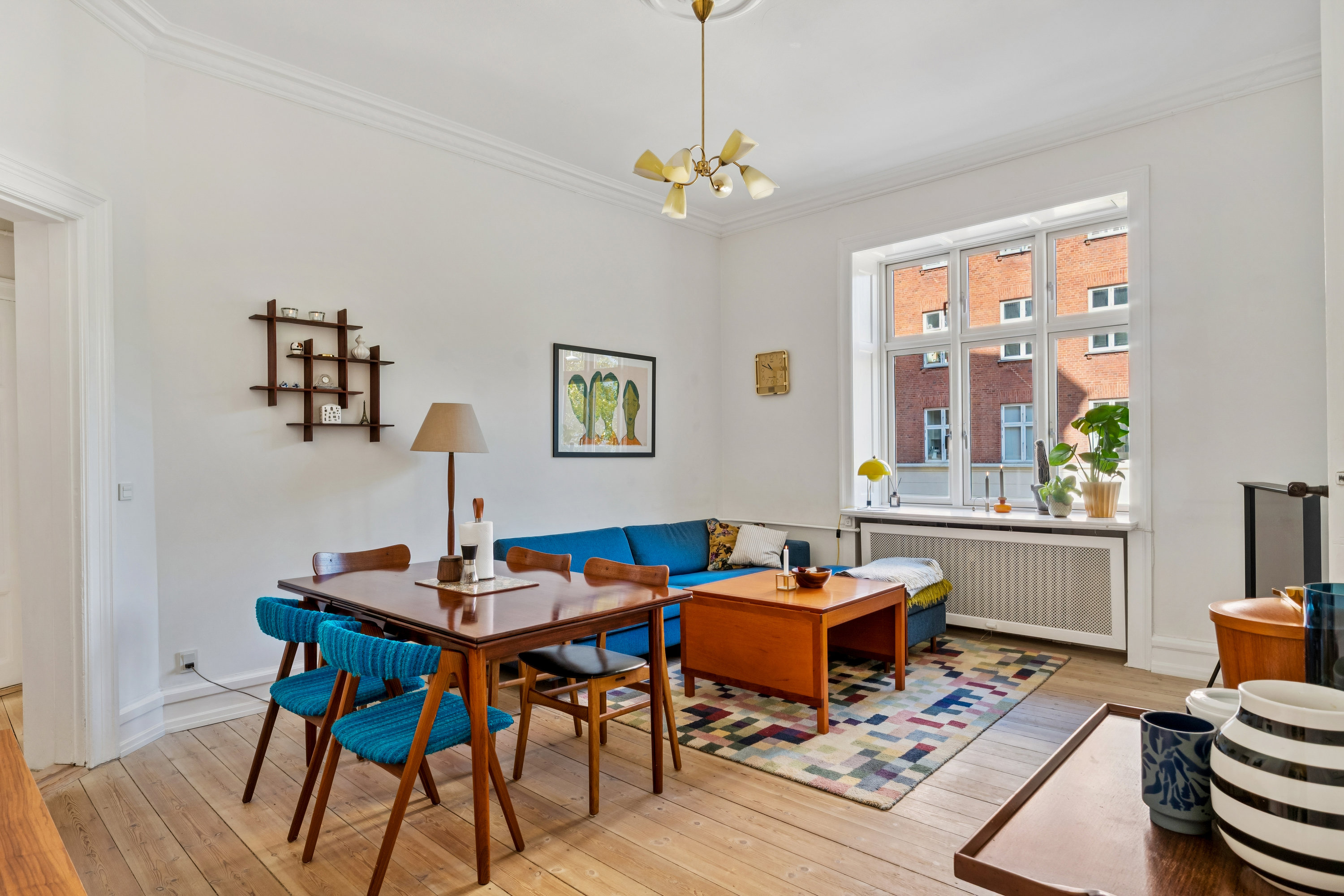 Fremhævet stue billede i fuldskærmstilstand. Billede af Strandboulevarden 95, 1. th., 2100 København Ø