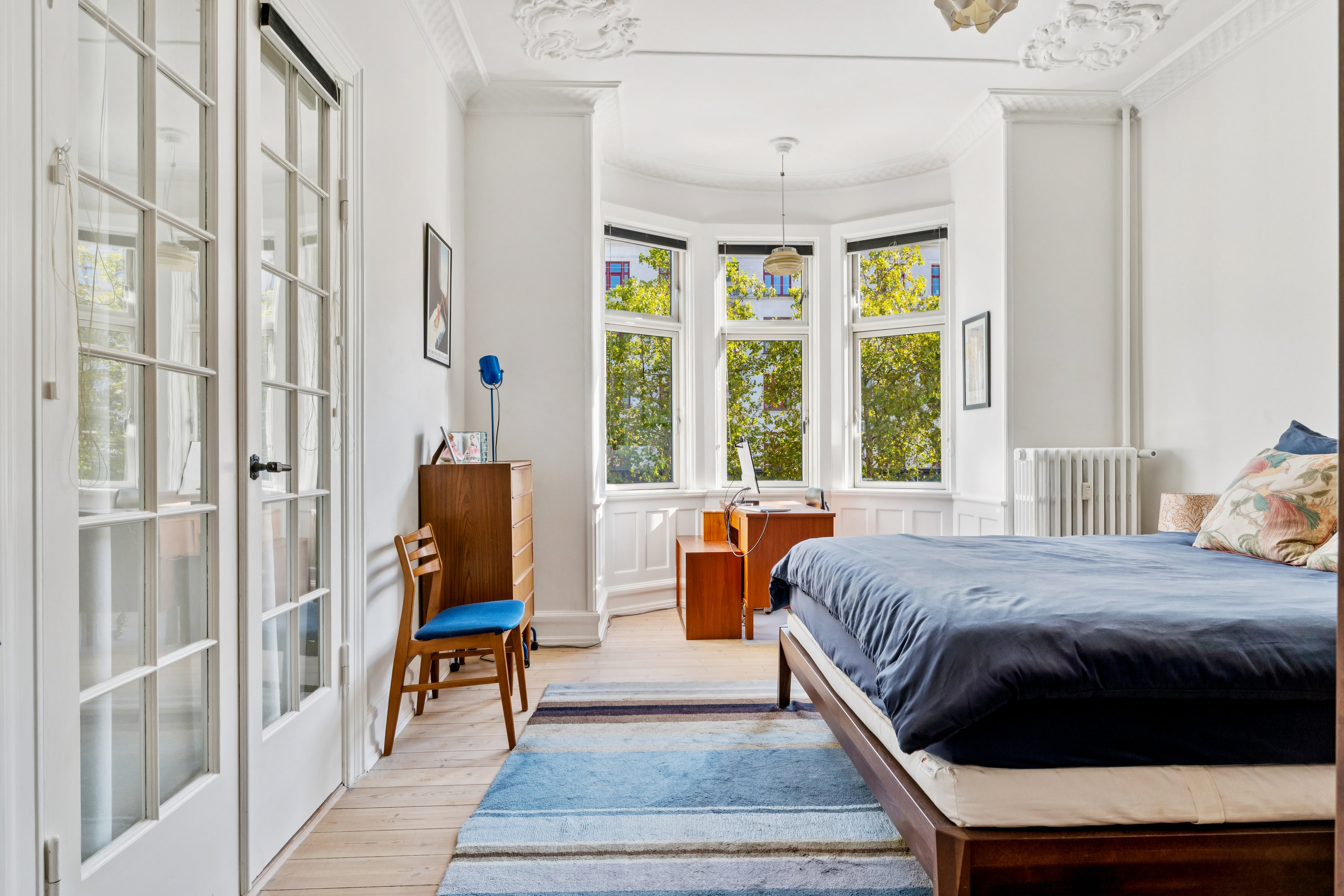 Fremhævet stue billede i fuldskærmstilstand. Billede af Strandboulevarden 95, 1. th., 2100 København Ø