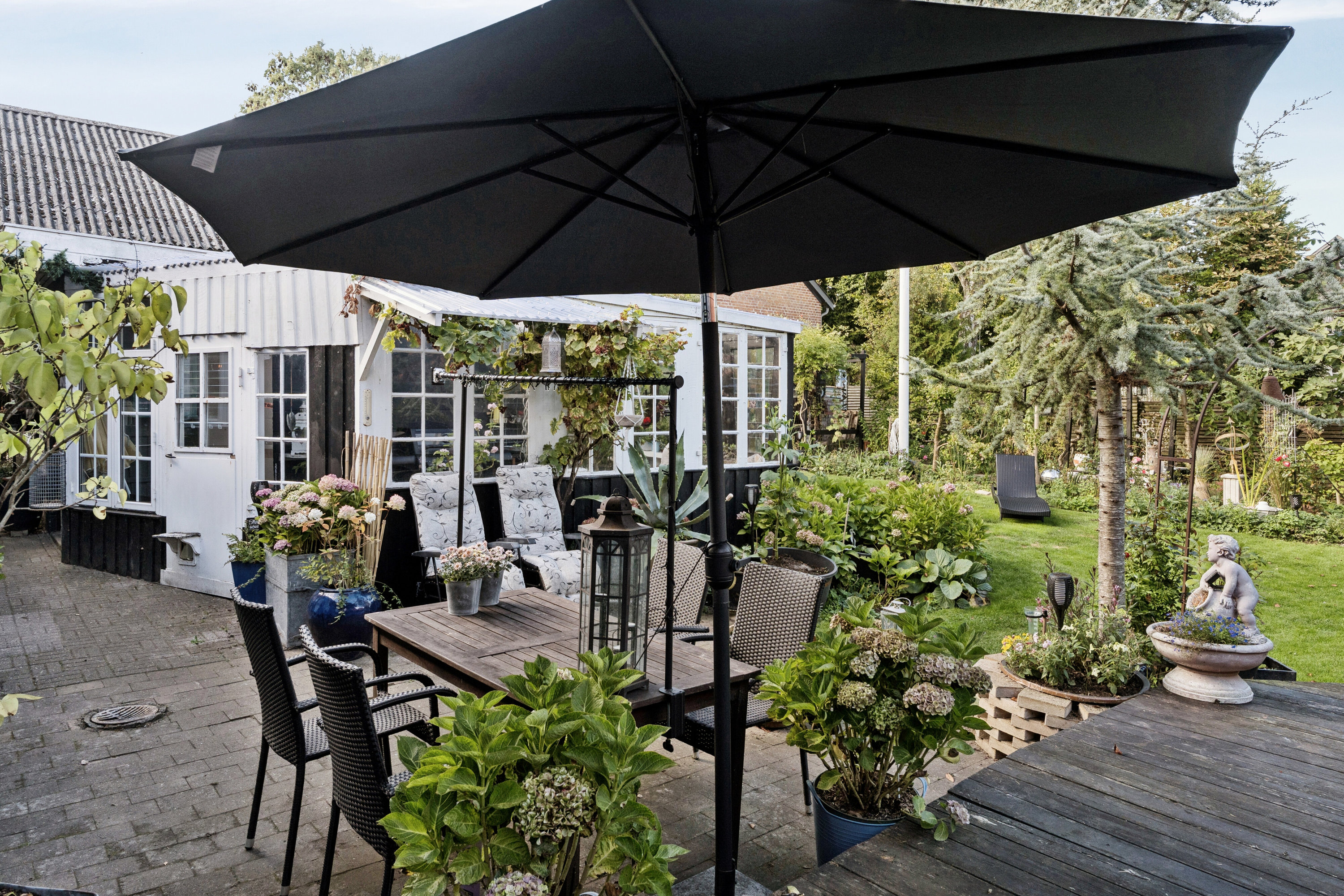 Fremhævet overdækket terrasse billede i fuldskærmstilstand. Billede af Kirkebakken 4, Kundby, 4520 Svinninge