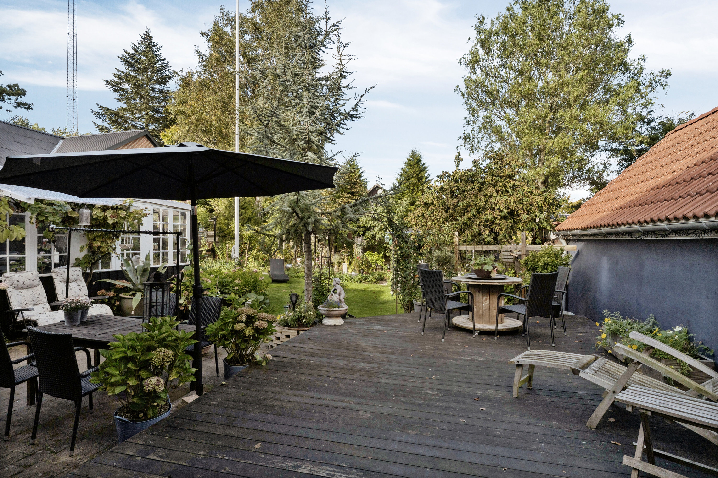 Fremhævet overdækket terrasse billede i fuldskærmstilstand. Billede af Kirkebakken 4, Kundby, 4520 Svinninge