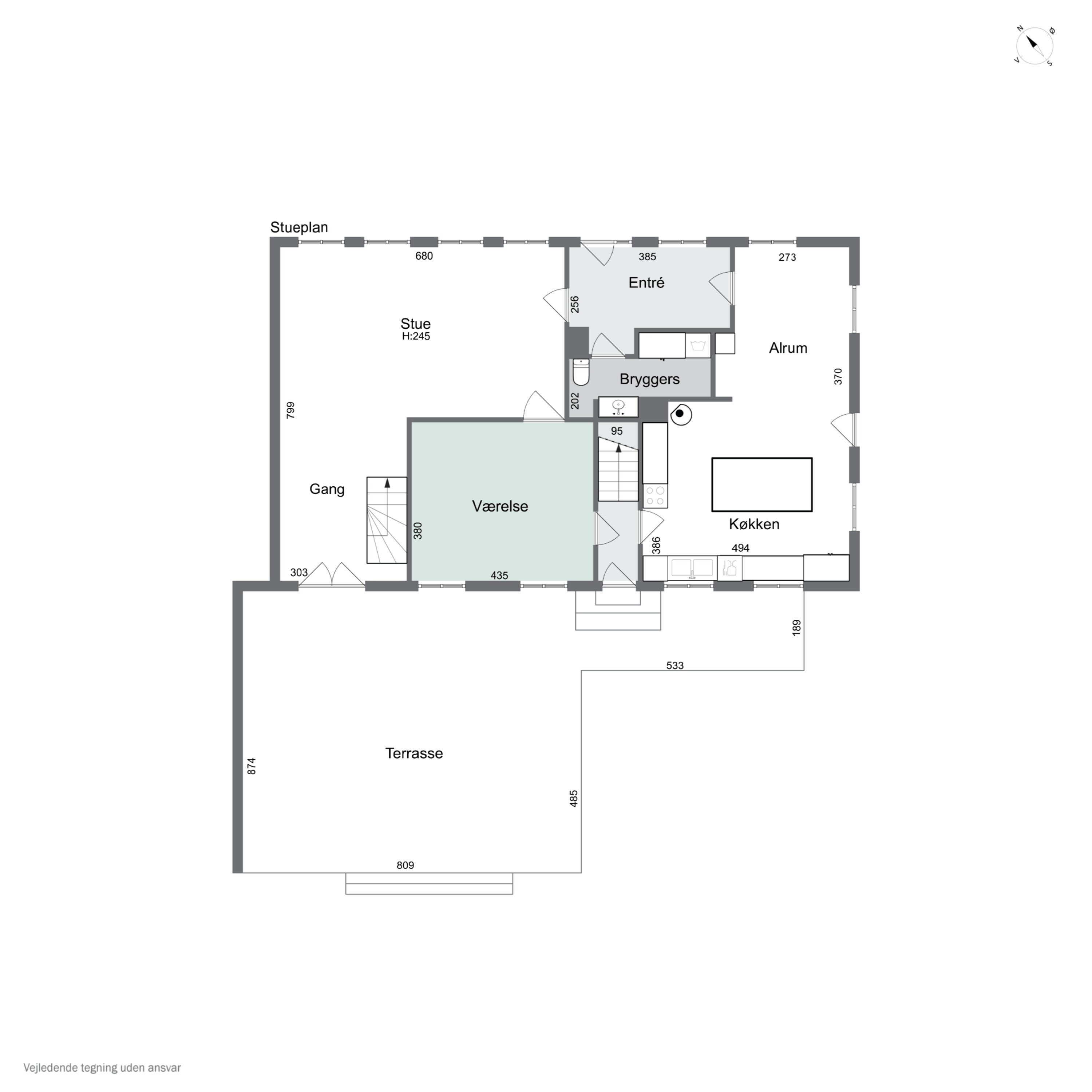 Plantegninger billede af Kirkebakken 4, Kundby, 4520 Svinninge