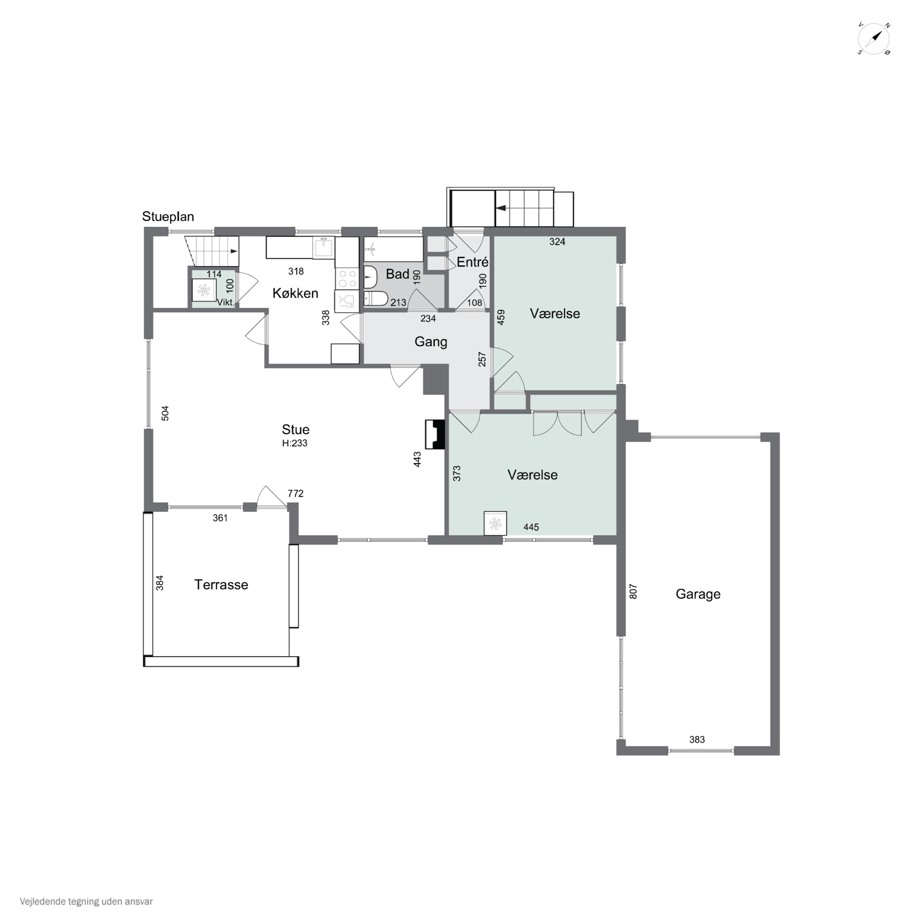 Plantegninger billede af Vesterbro 13, 4720 Præstø