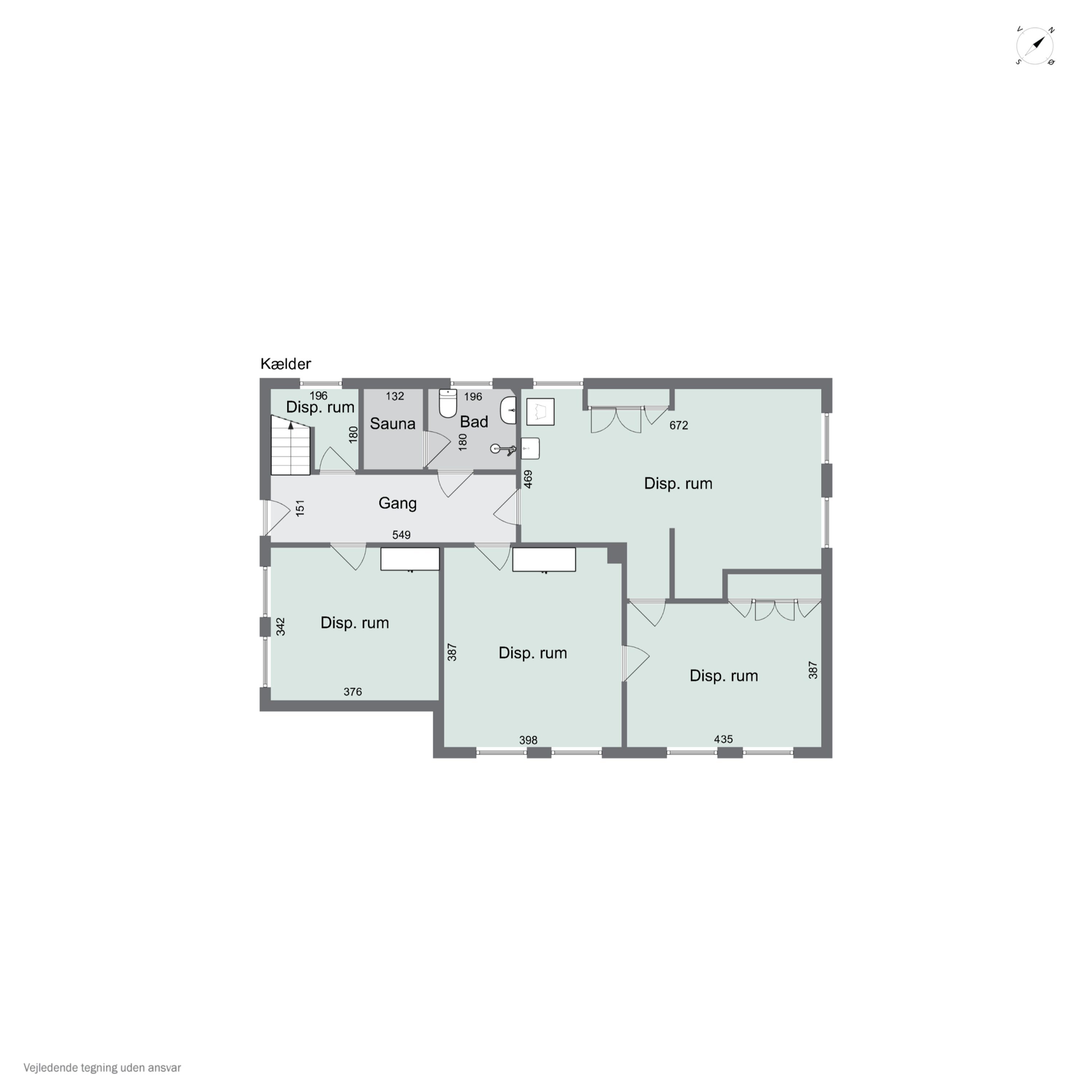 Plantegninger billede af Vesterbro 13, 4720 Præstø