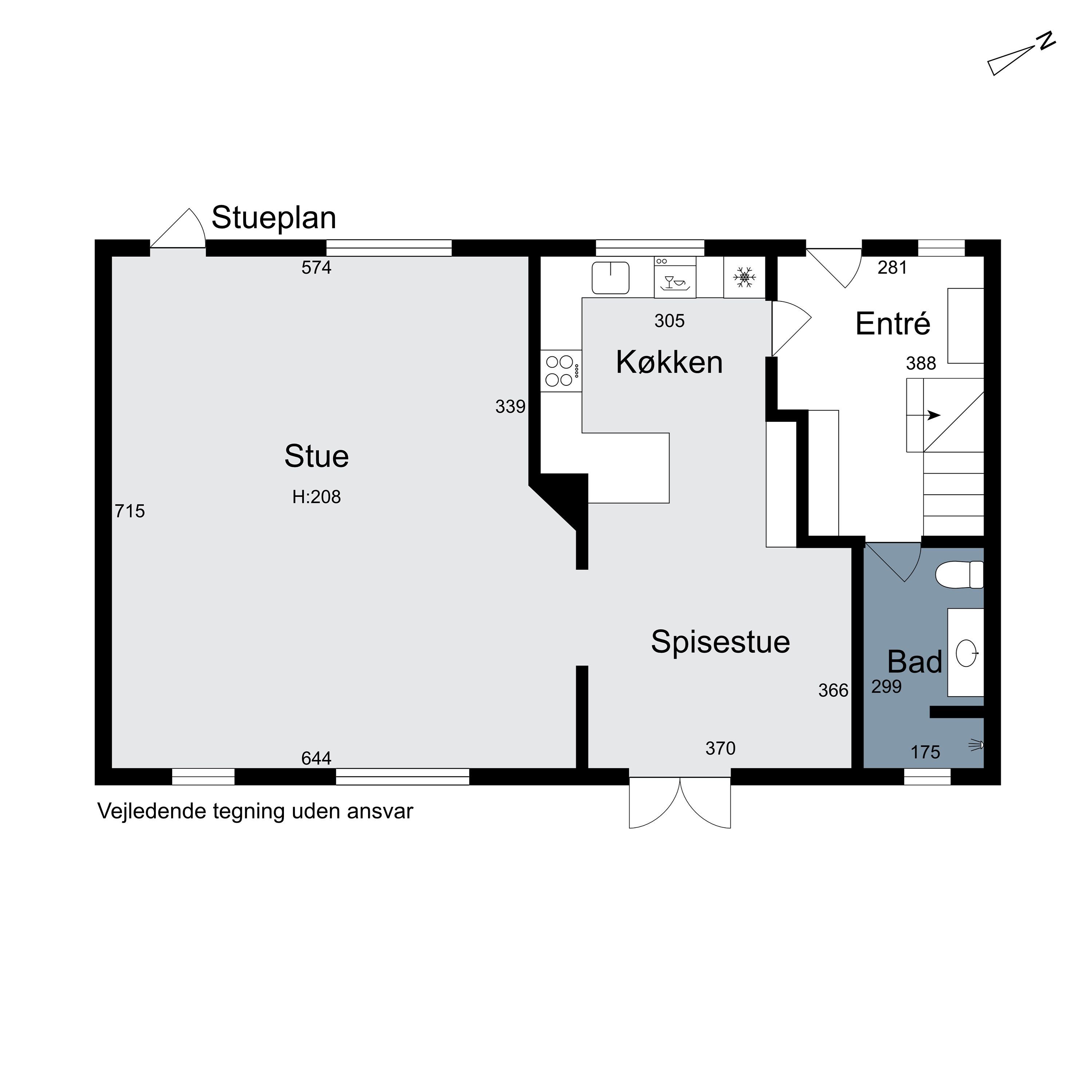 Plantegninger billede af Beerstedvej 13, Beersted, 7700 Thisted