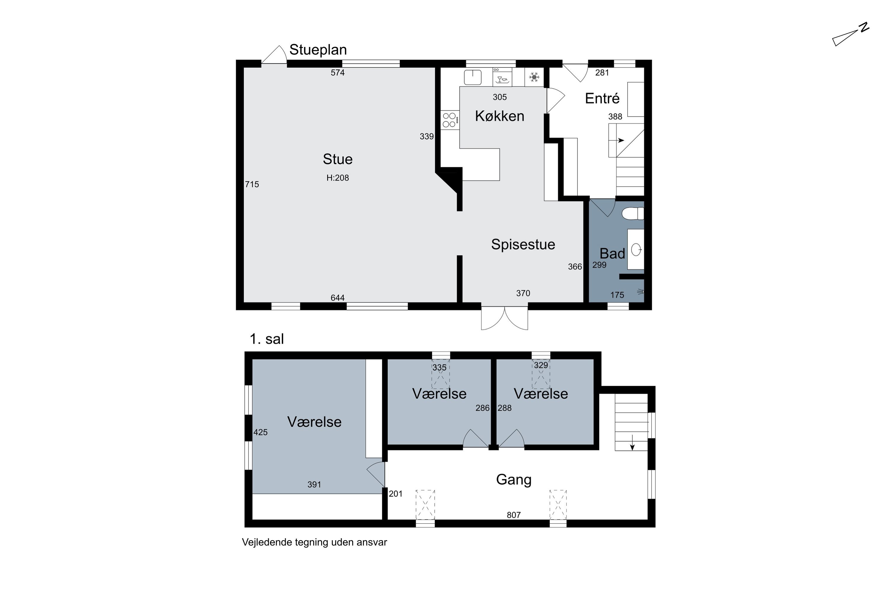 Plantegninger billede af Beerstedvej 13, Beersted, 7700 Thisted