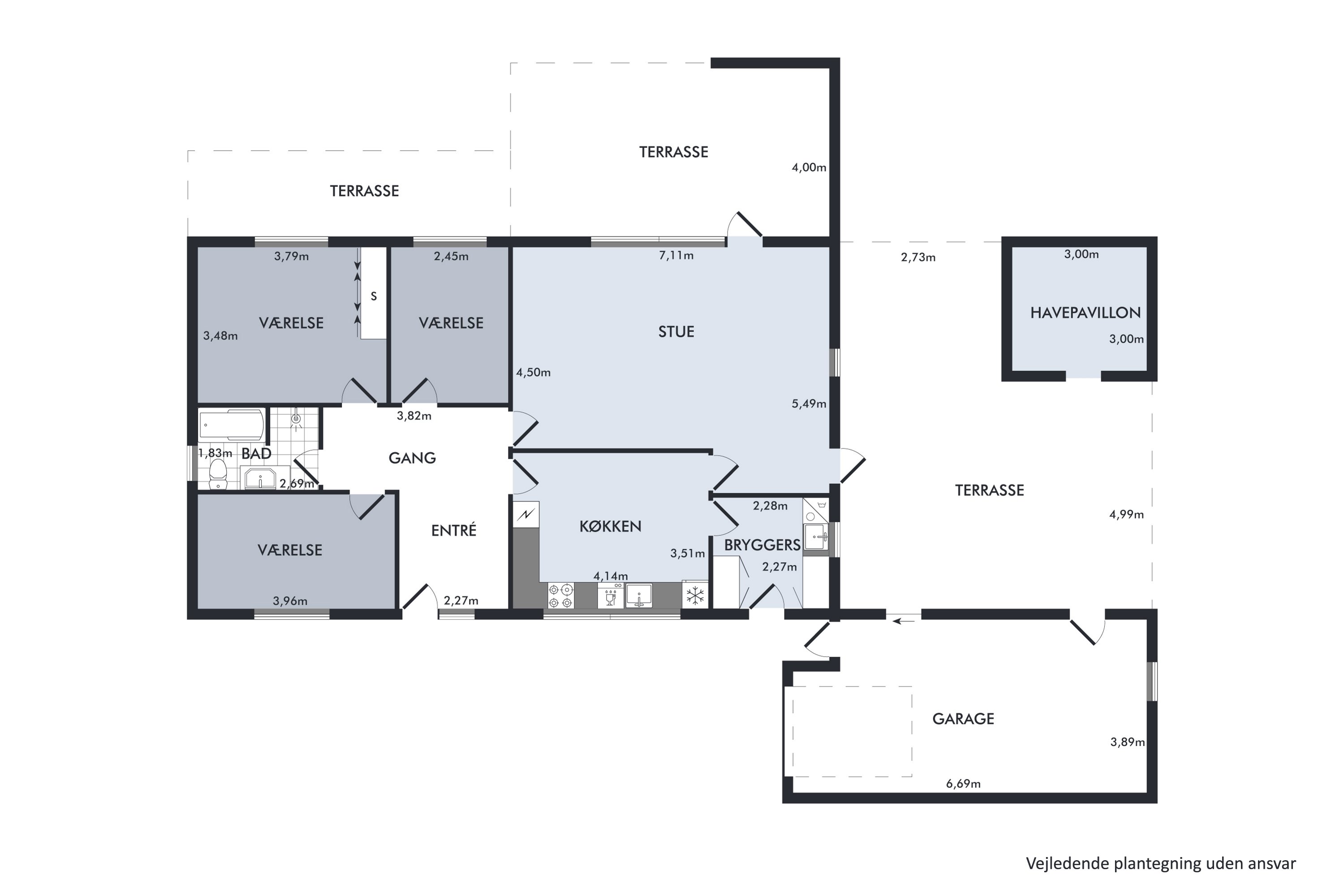 Plantegninger billede af Klarinetvej 8, 8940 Randers SV