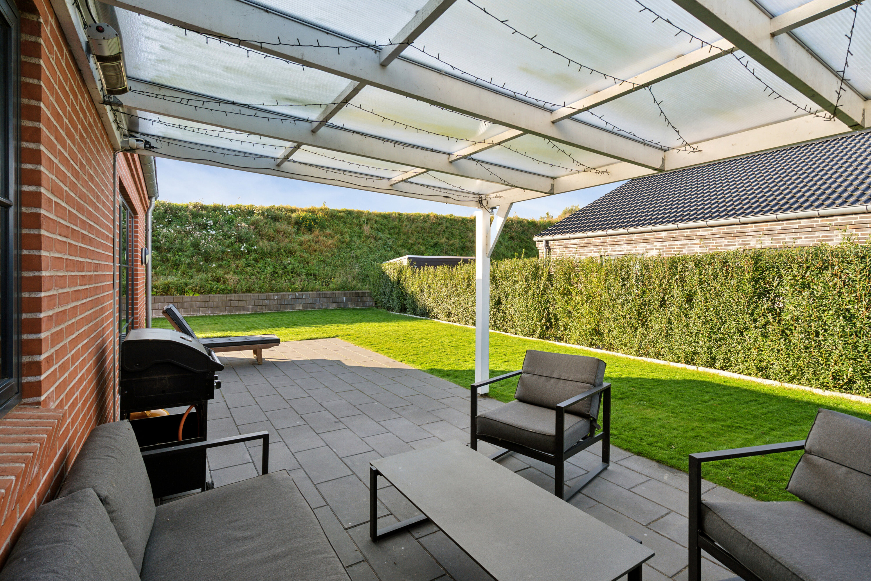 Fremhævet overdækket terrasse billede i fuldskærmstilstand. Billede af Ahornvænget 3, Skovsø, 4200 Slagelse