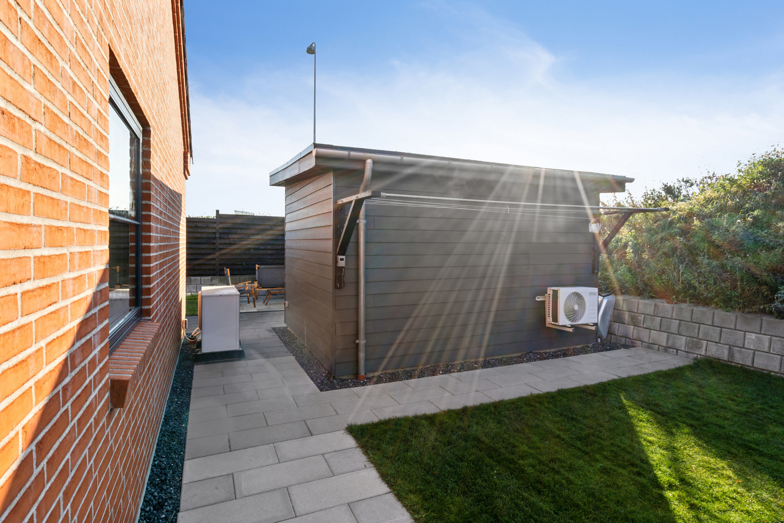 Fremhævet udendørs billede i fuldskærmstilstand. Billede af Ahornvænget 3, Skovsø, 4200 Slagelse