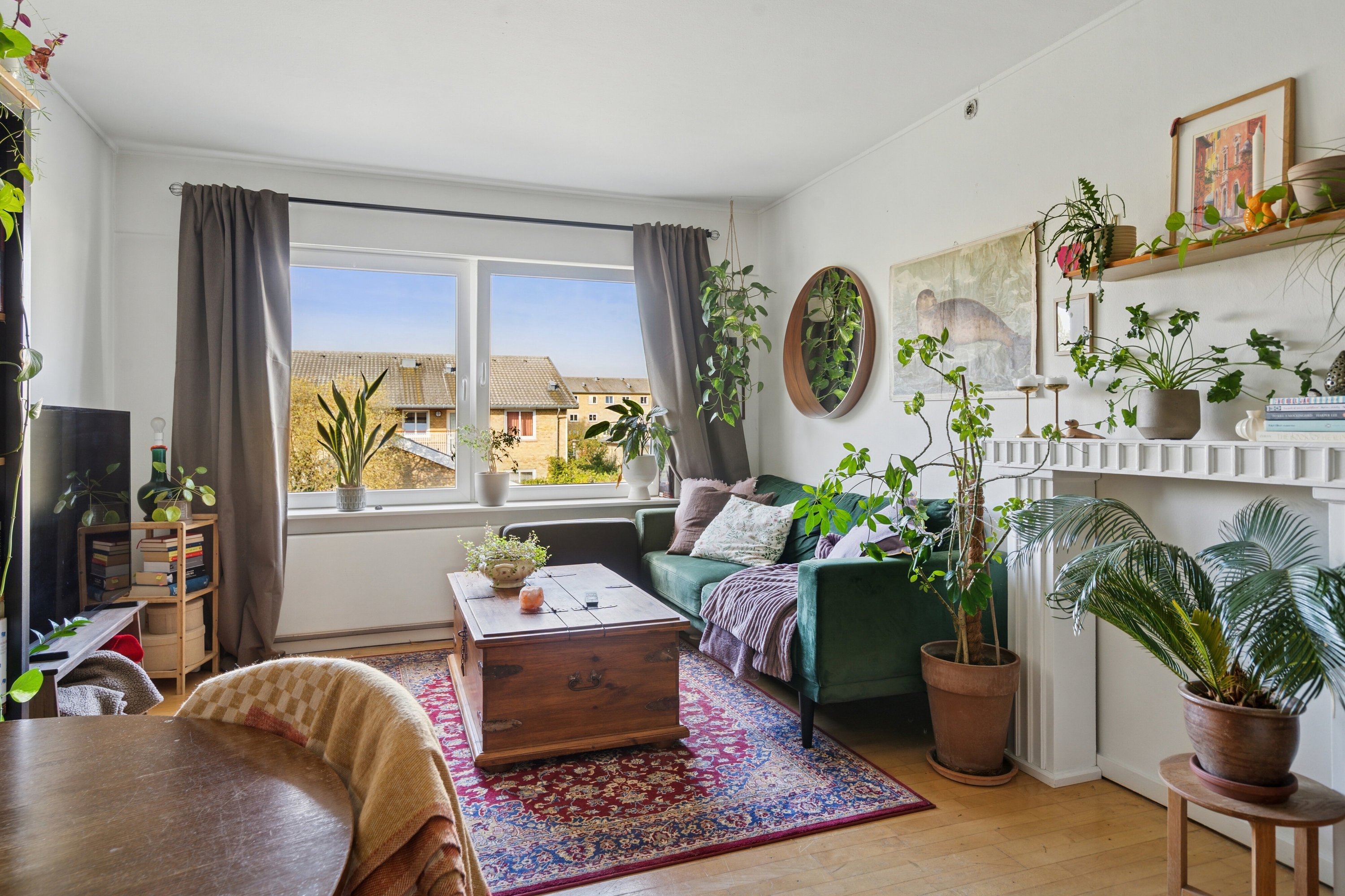 Fremhævet stue billede i fuldskærmstilstand. Billede af Hverringevej 1, 1. 17., 5230 Odense M