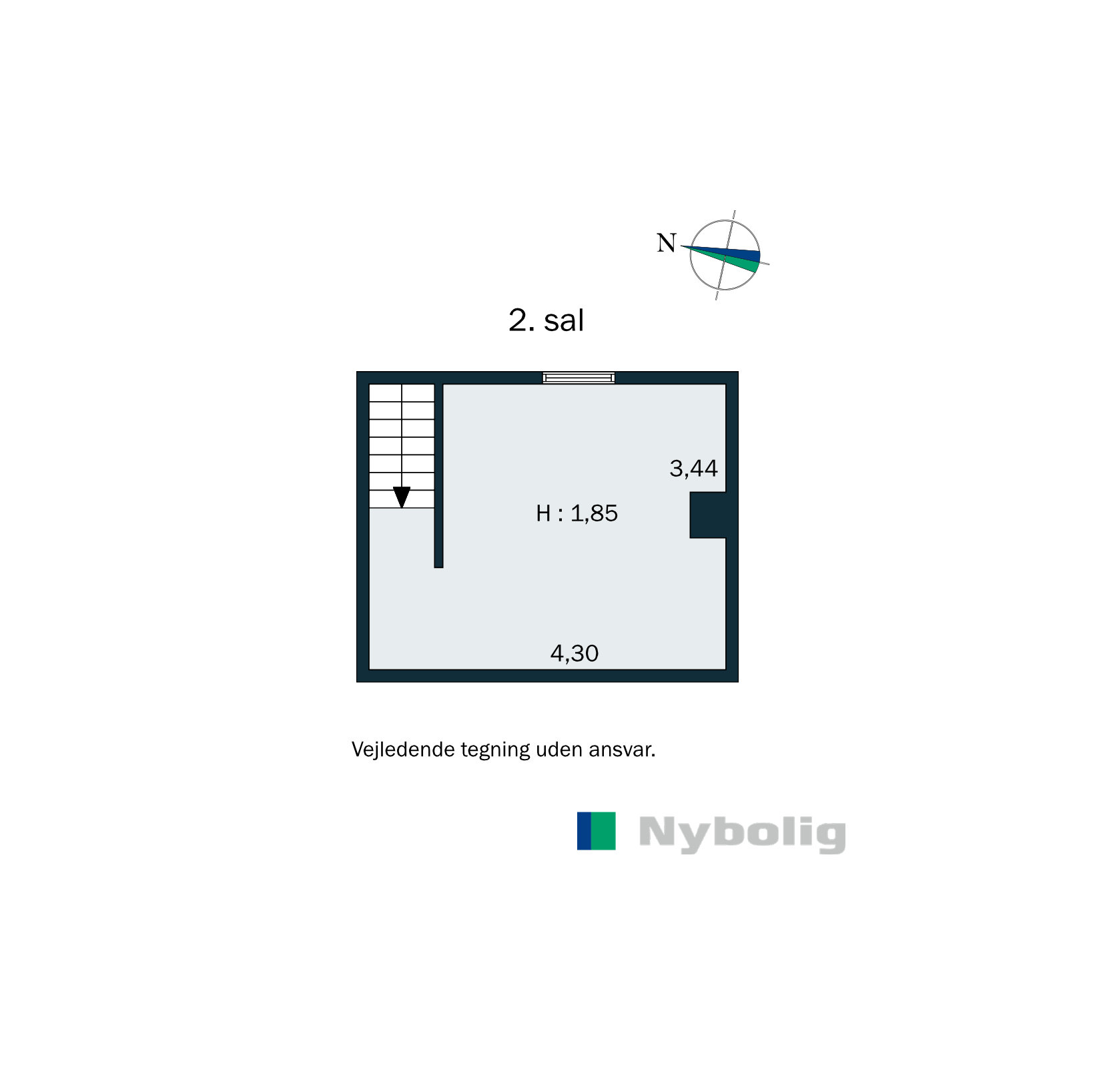 Plantegninger billede af Nørrebrogade 64, 8700 Horsens