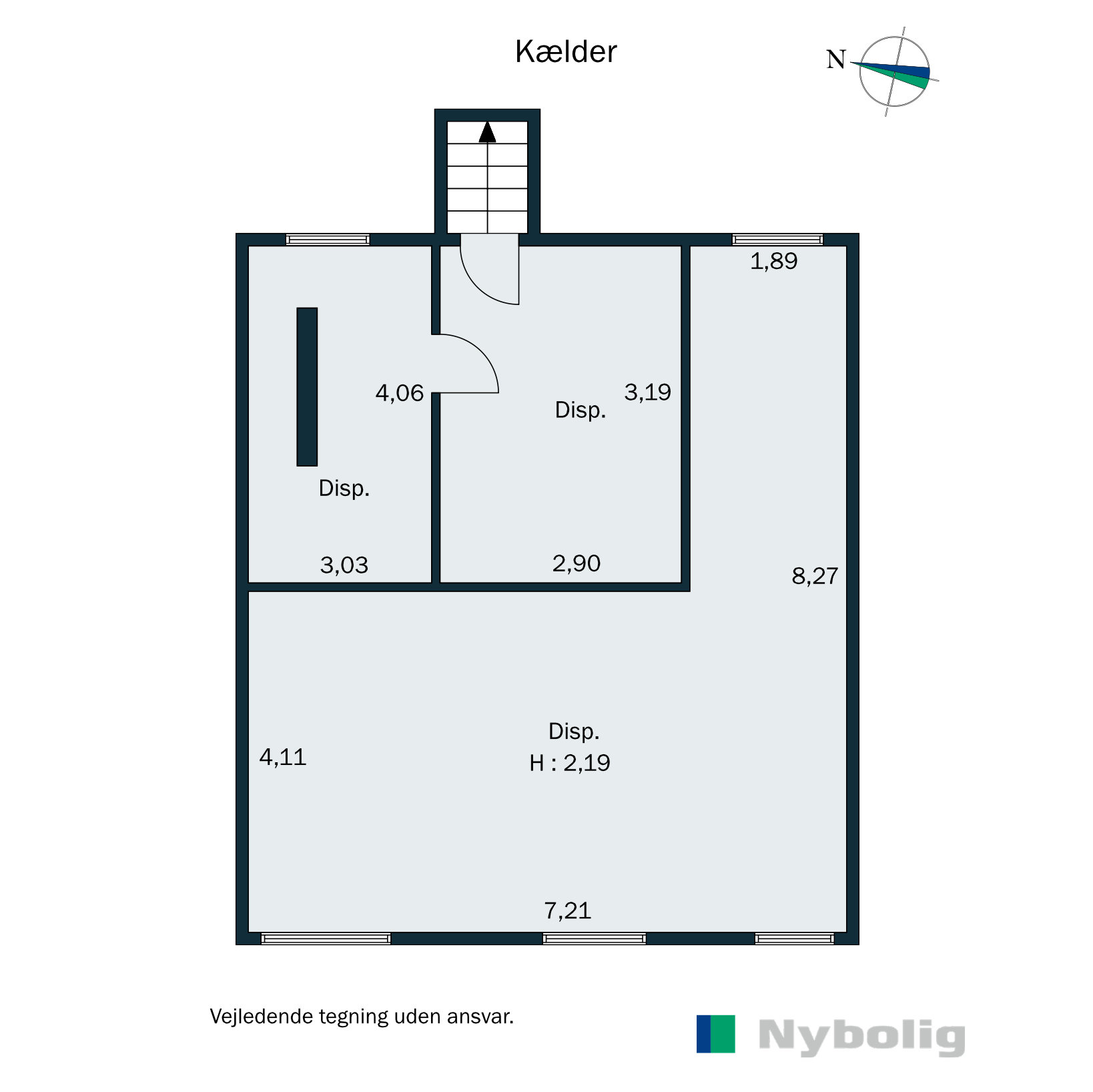 Plantegninger billede af Nørrebrogade 64, 8700 Horsens