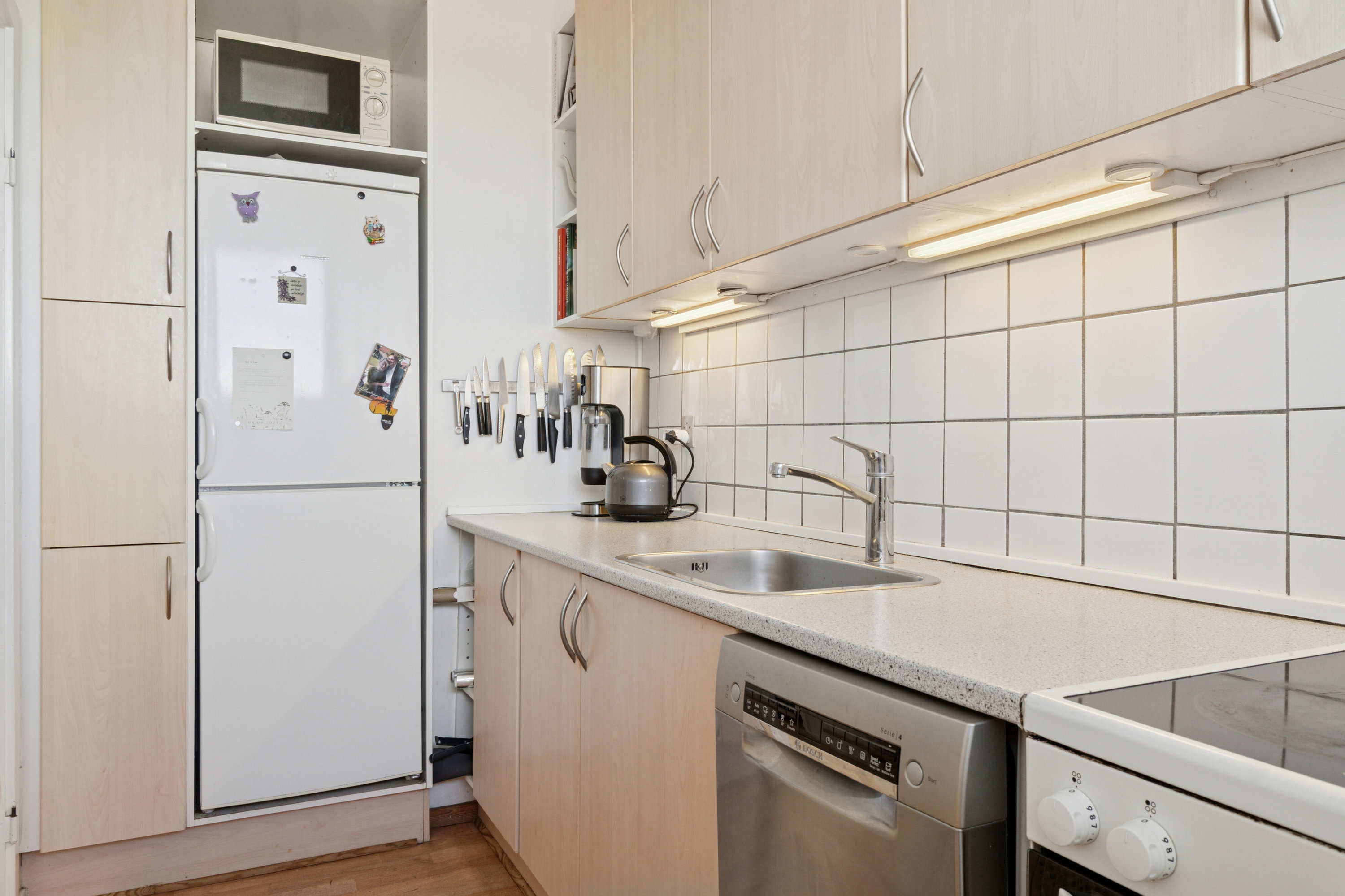 Fremhævet køkken billede i fuldskærmstilstand. Billede af Hovedvejen 146, 4. b., 2600 Glostrup