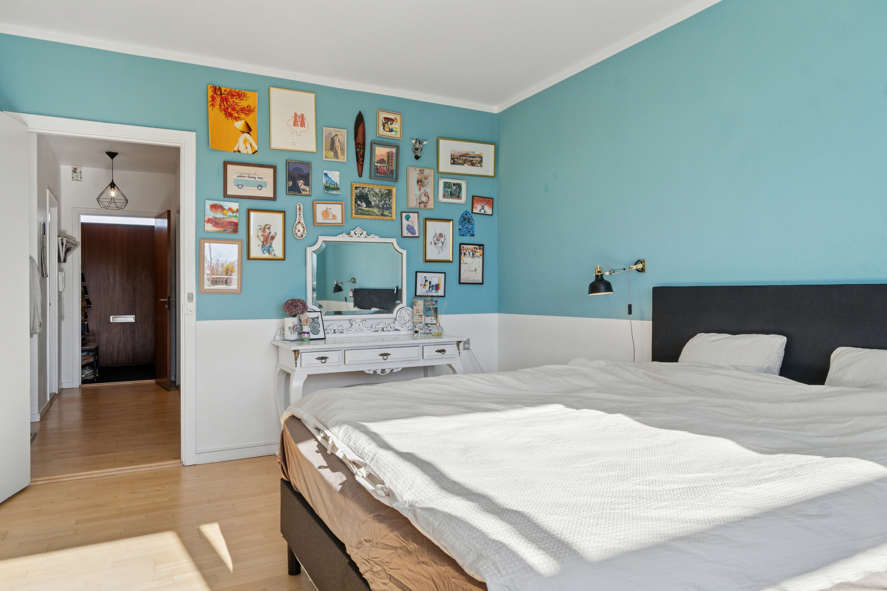 Fremhævet soveværelse billede i fuldskærmstilstand. Billede af Hovedvejen 146, 4. b., 2600 Glostrup