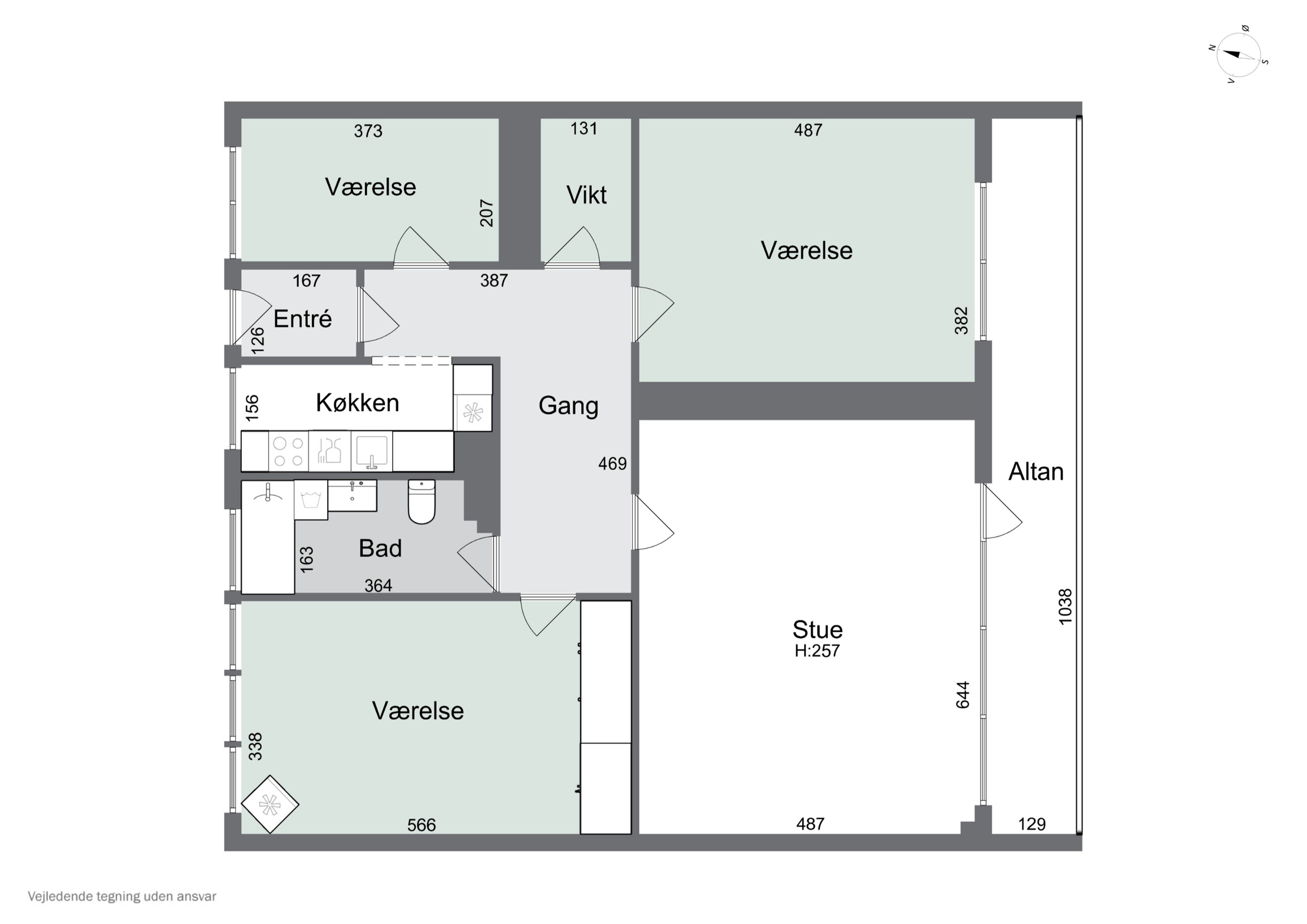 Plantegninger billede af Hovedvejen 146, 4. b., 2600 Glostrup