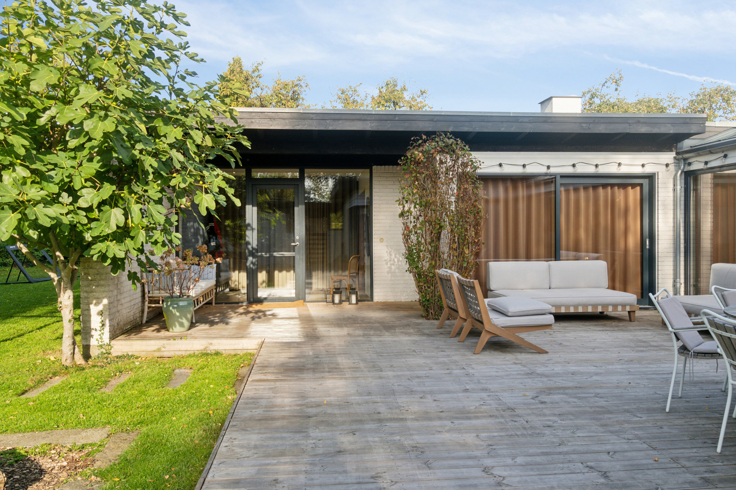 Fremhævet terrasse billede i fuldskærmstilstand. Billede af Grumstolsvej 80, Skåde, 8270 Højbjerg