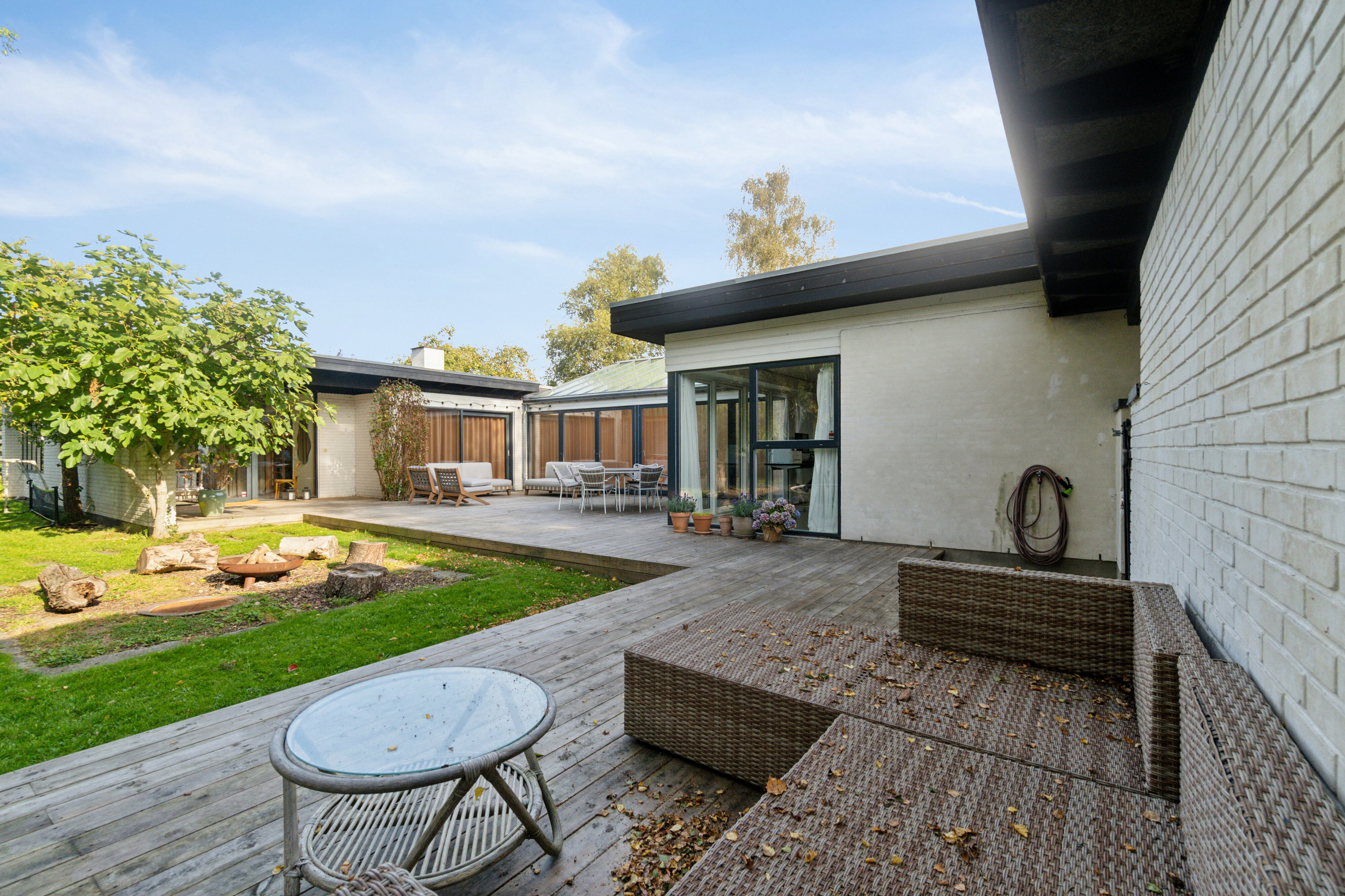 Fremhævet terrasse billede i fuldskærmstilstand. Billede af Grumstolsvej 80, Skåde, 8270 Højbjerg