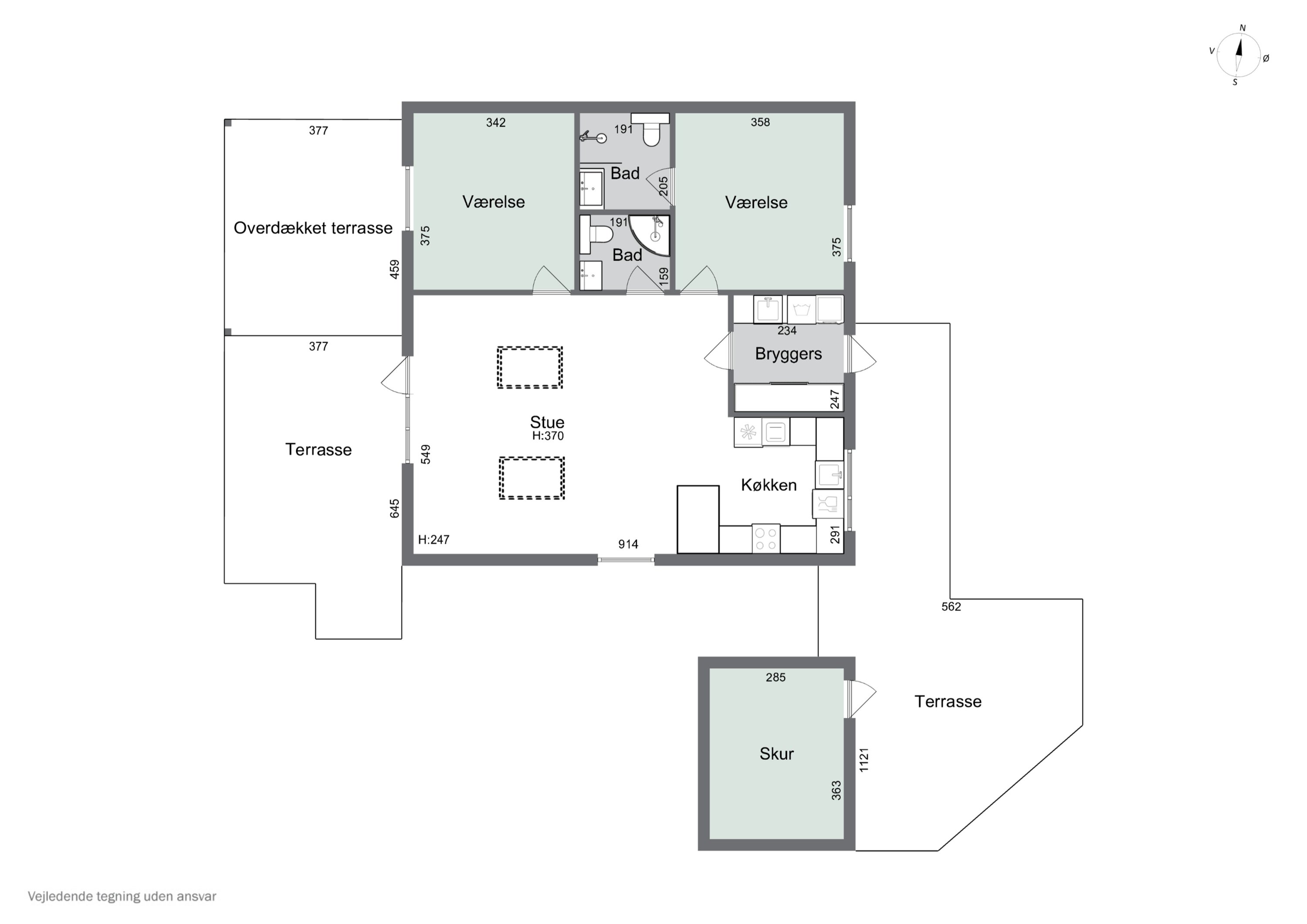 Plantegninger billede af Ahornvænget 3, Skovsø, 4200 Slagelse