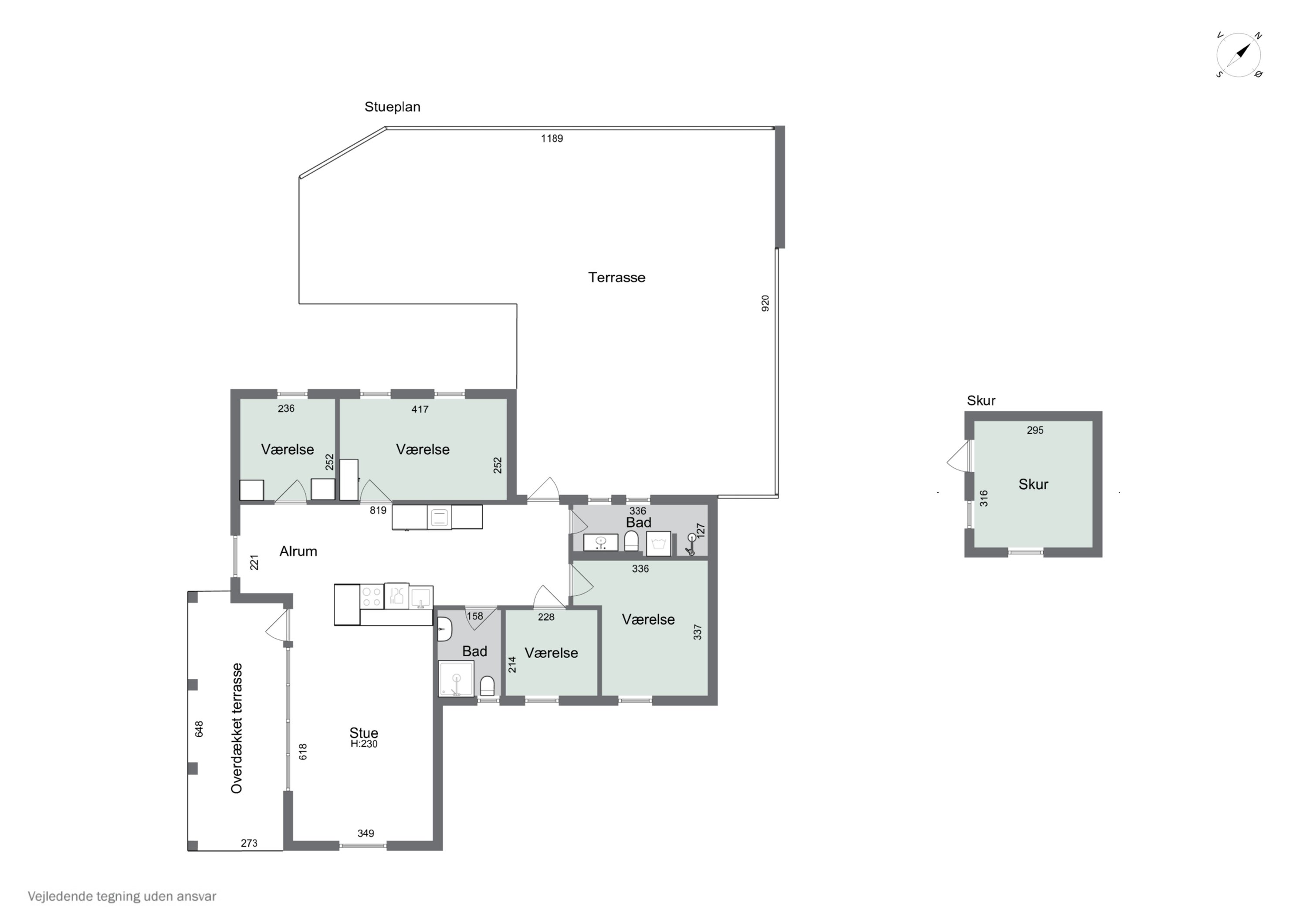 Plantegninger billede af Pilegårdsvejen 13, Poulsker, 3730 Nexø