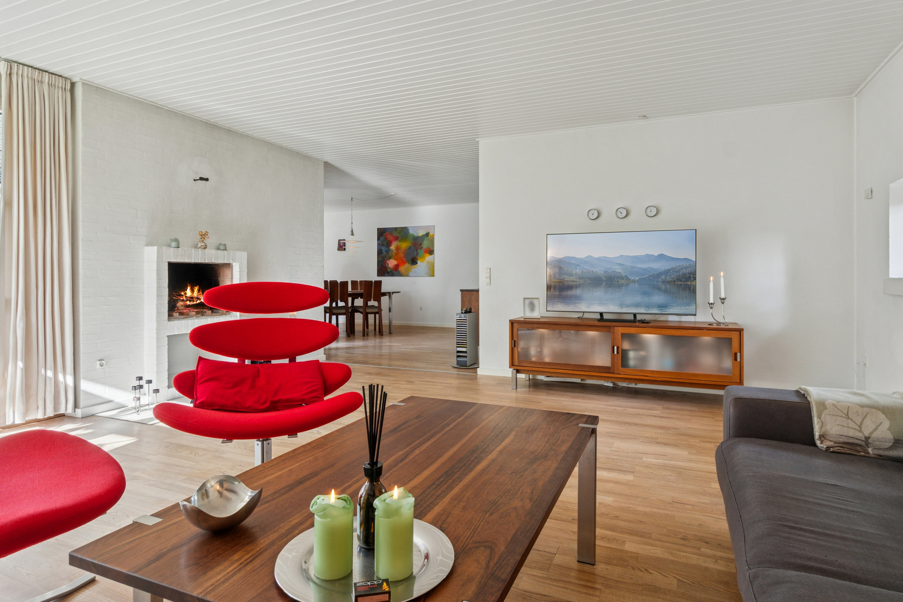 Fremhævet stue billede i fuldskærmstilstand. Billede af Bjergbakkevej 168, 2600 Glostrup