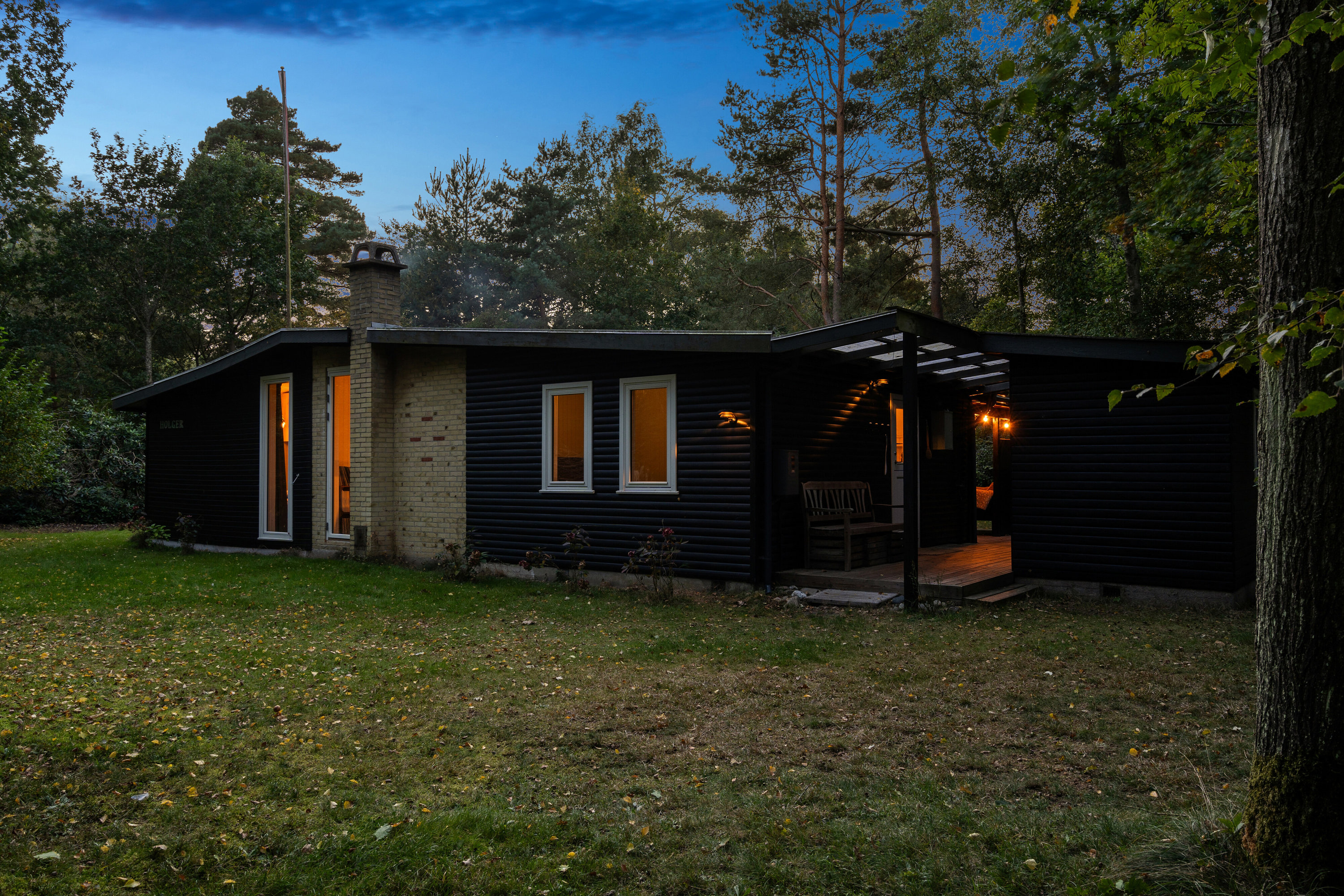 Fremhævet set fra haven billede i fuldskærmstilstand. Billede af Holger Andresens Vænge 11, 4581 Rørvig