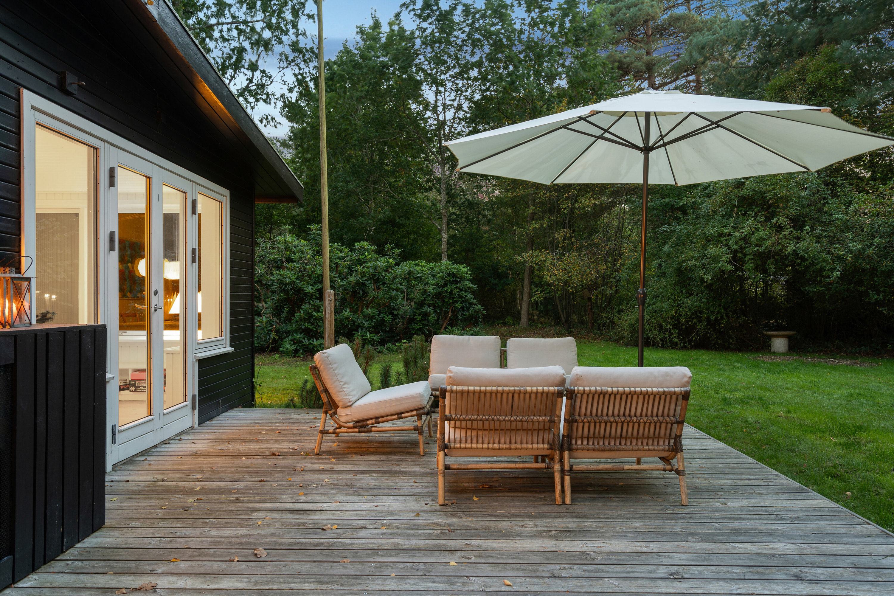 Fremhævet overdækket terrasse billede i fuldskærmstilstand. Billede af Holger Andresens Vænge 11, 4581 Rørvig