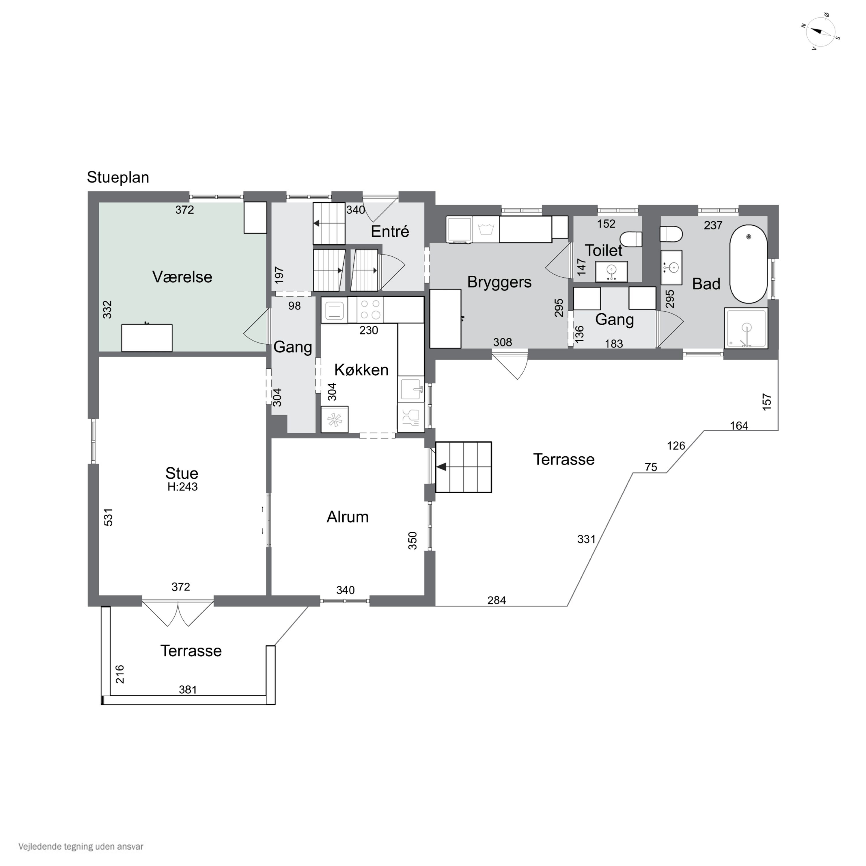 Plantegninger billede af Toftevej 6, 4270 Høng