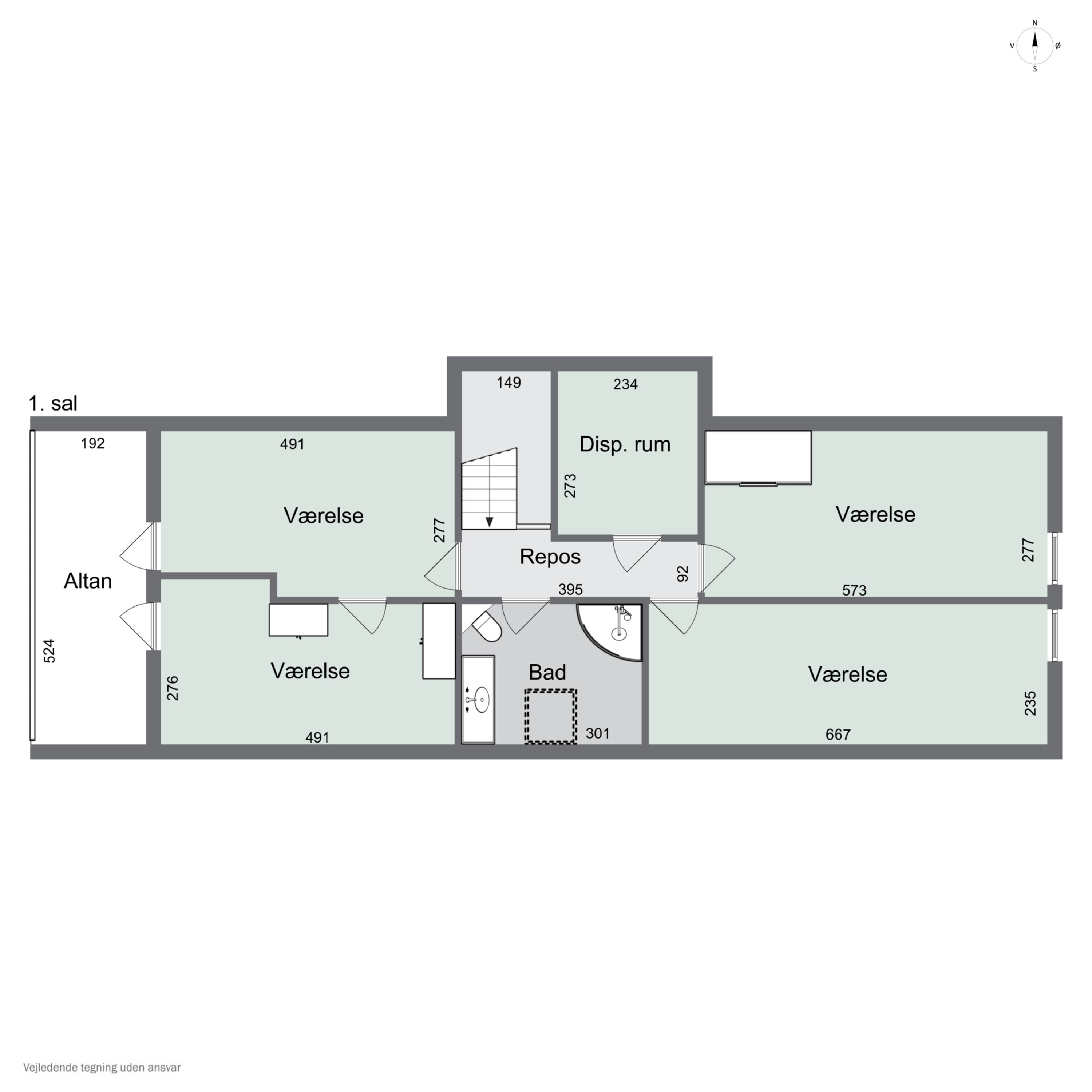 Plantegninger billede af Eskebjergvej 101B, 4400 Kalundborg