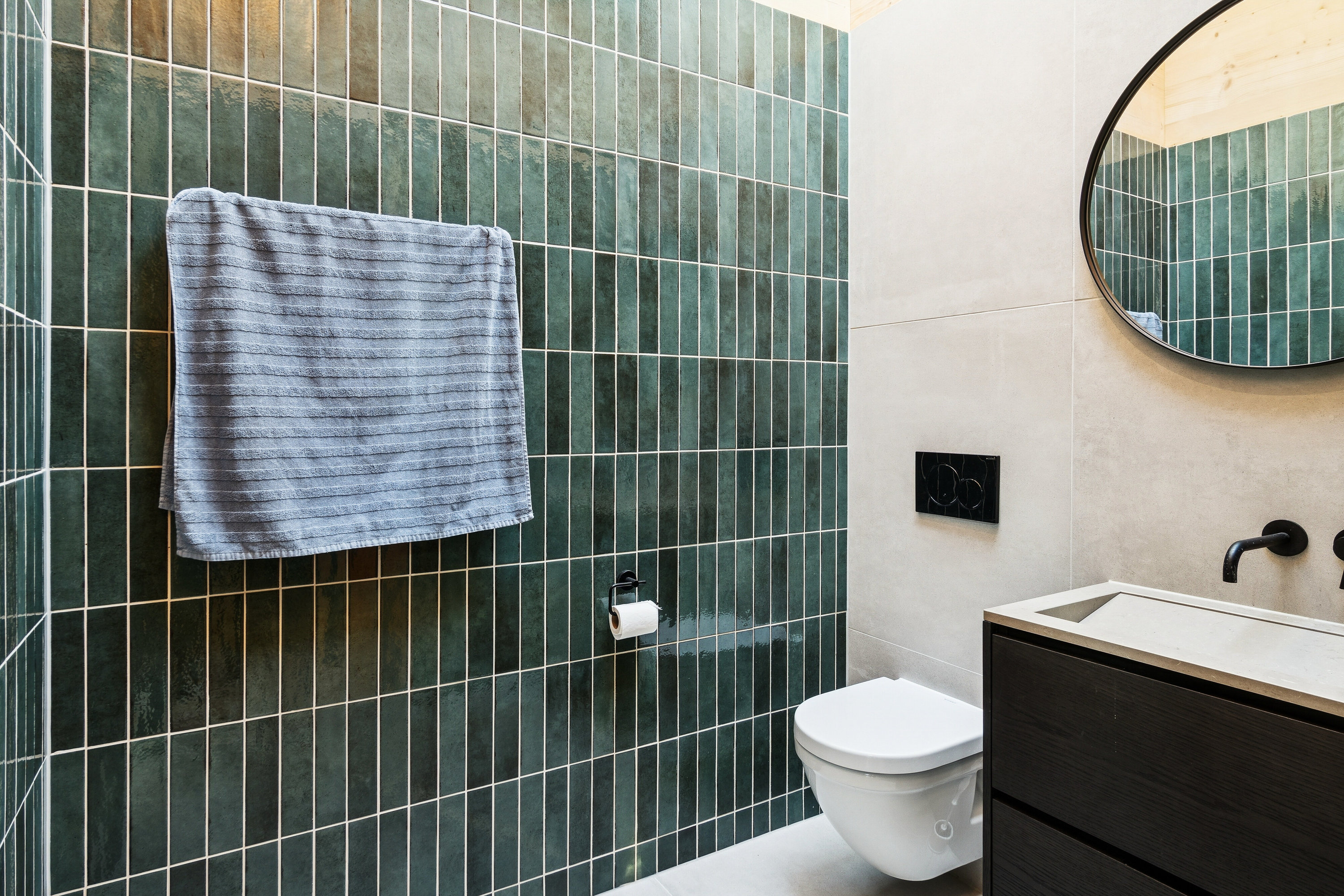 Fremhævet badeværelse billede i fuldskærmstilstand. Billede af Bornholmsvej 17A, Overby Lyng, 4583 Sjællands Odde