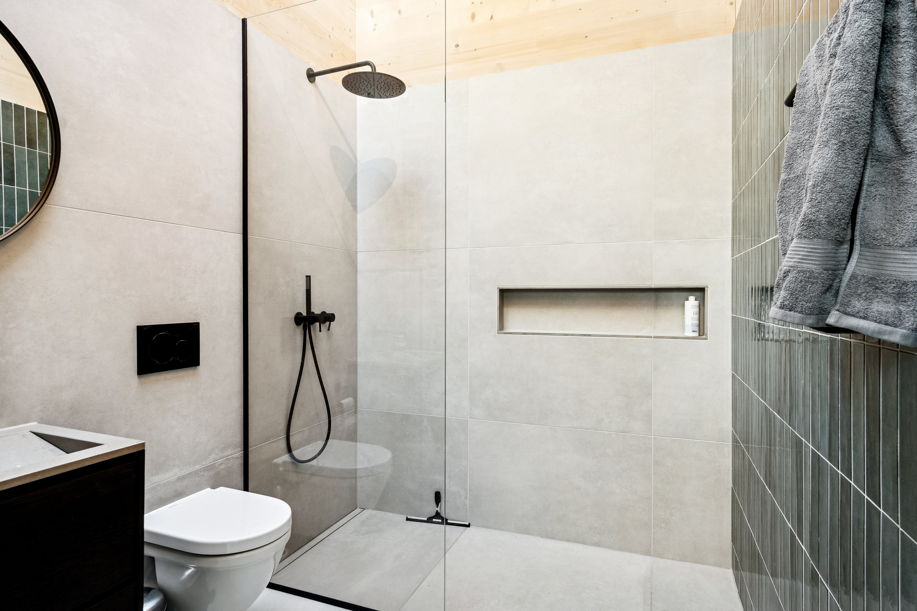 Fremhævet badeværelse billede i fuldskærmstilstand. Billede af Bornholmsvej 17A, Overby Lyng, 4583 Sjællands Odde