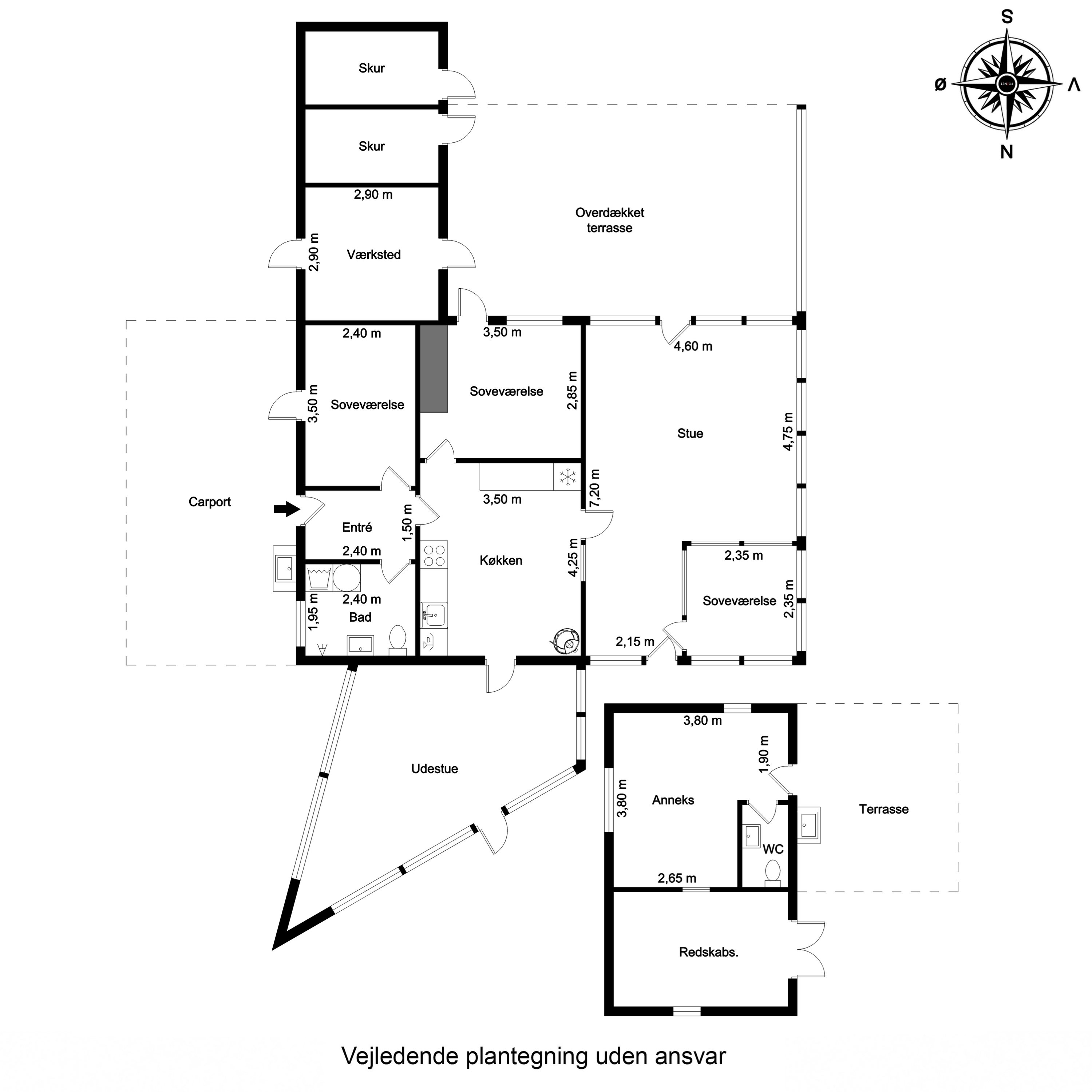 Plantegninger billede af Nøddehaven 36, Jegum, 6840 Oksbøl