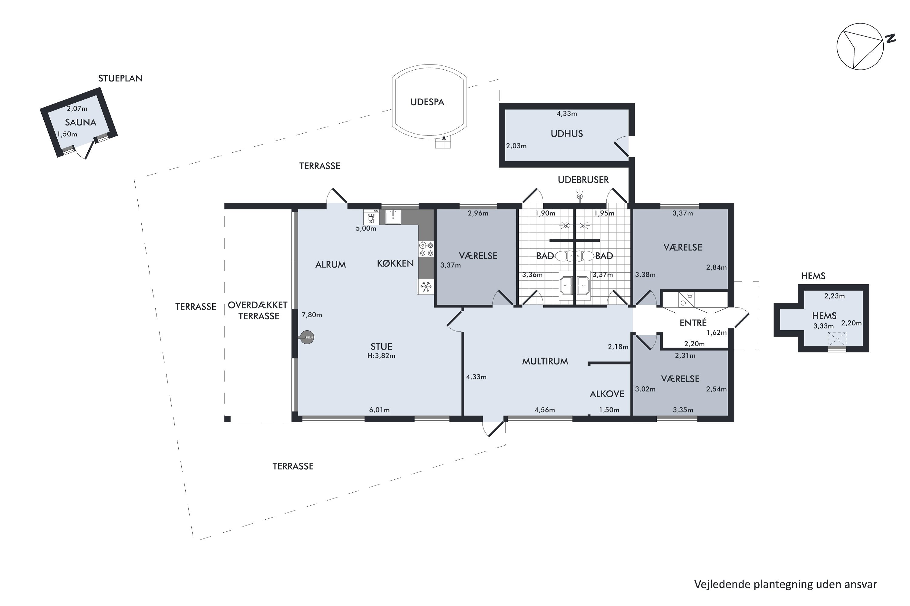 Plantegninger billede af Metholmvej 26, Begtrup Vig, 8420 Knebel