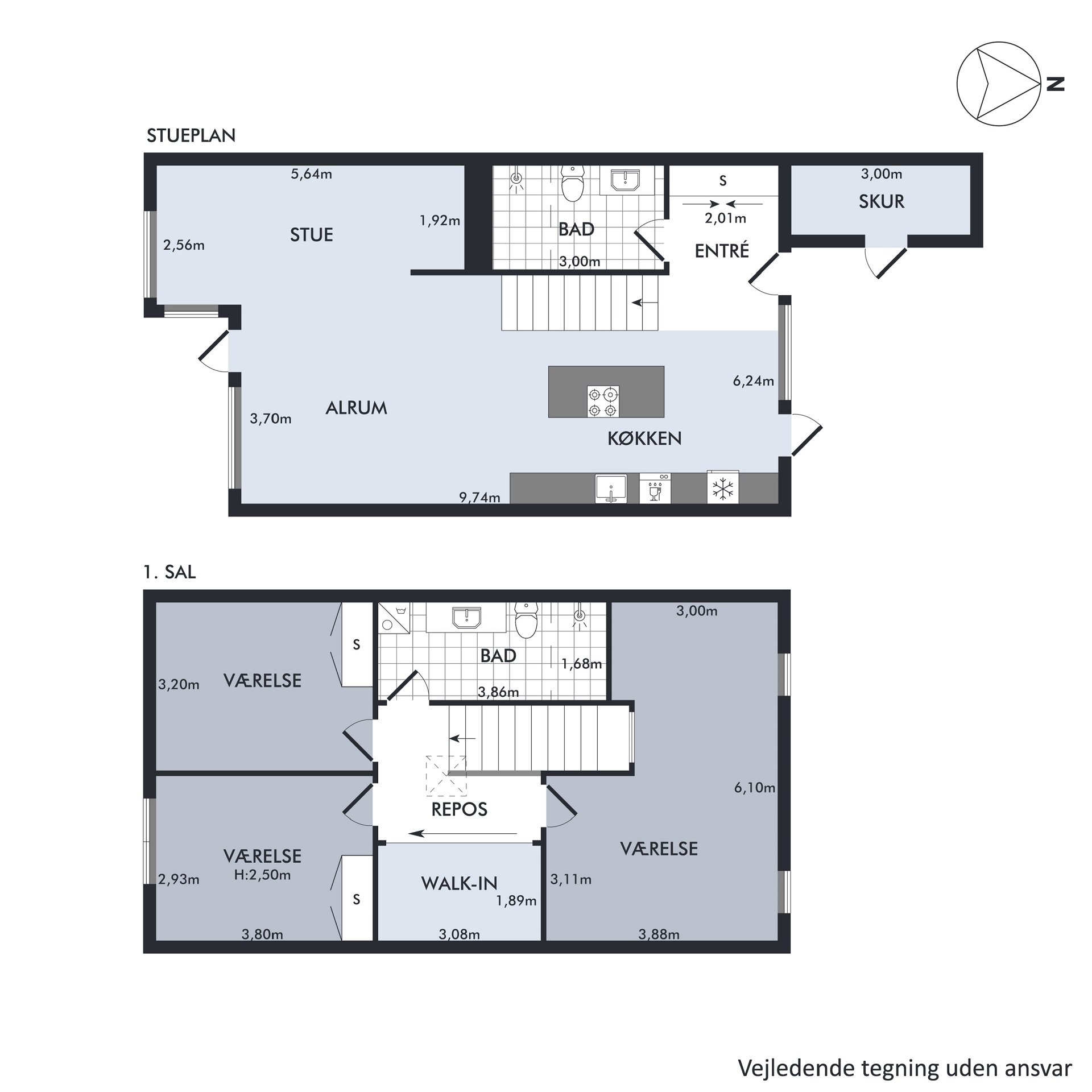 Plantegninger billede af Erling Jacobsens Gade 103, 8240 Risskov