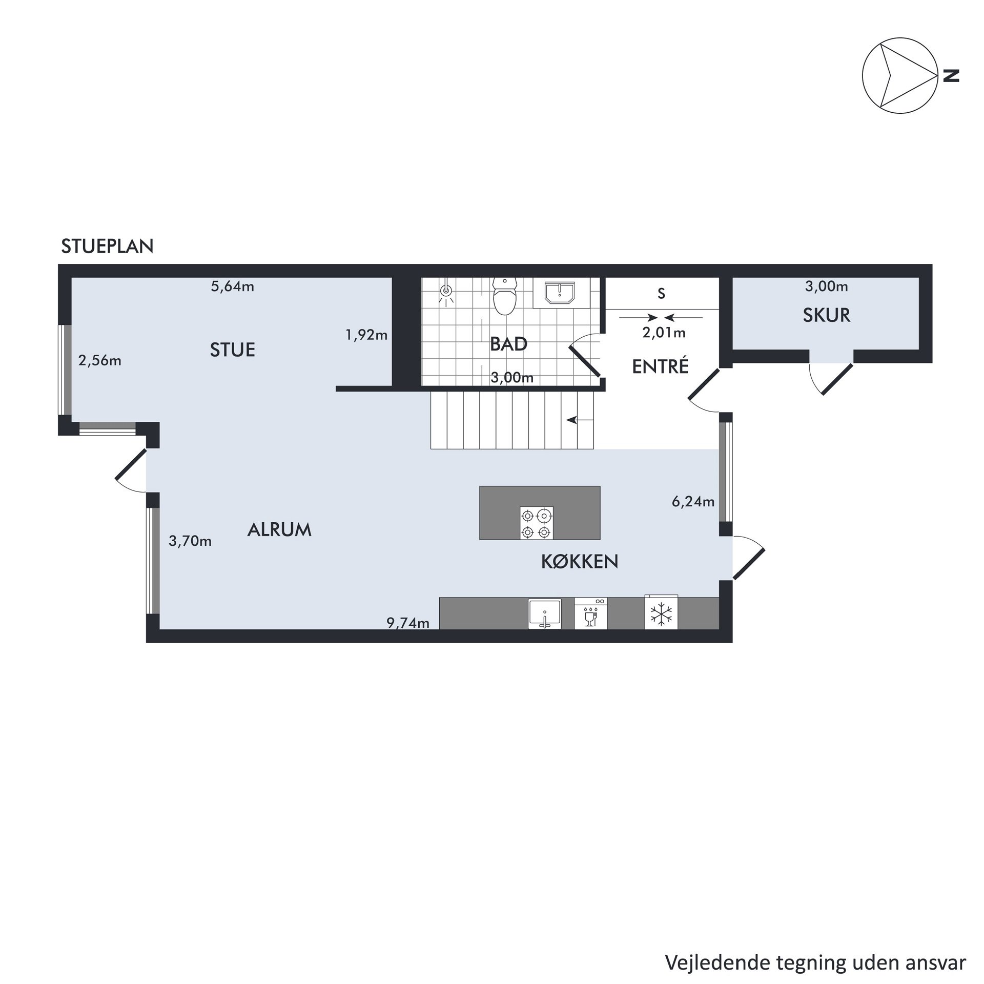 Plantegninger billede af Erling Jacobsens Gade 103, 8240 Risskov