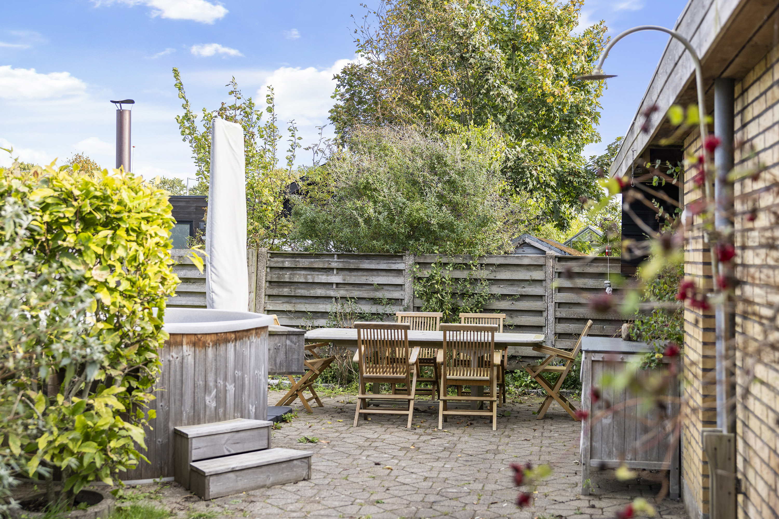 Fremhævet terrasse billede i fuldskærmstilstand. Billede af A Melgaardsvej 6, 9300 Sæby