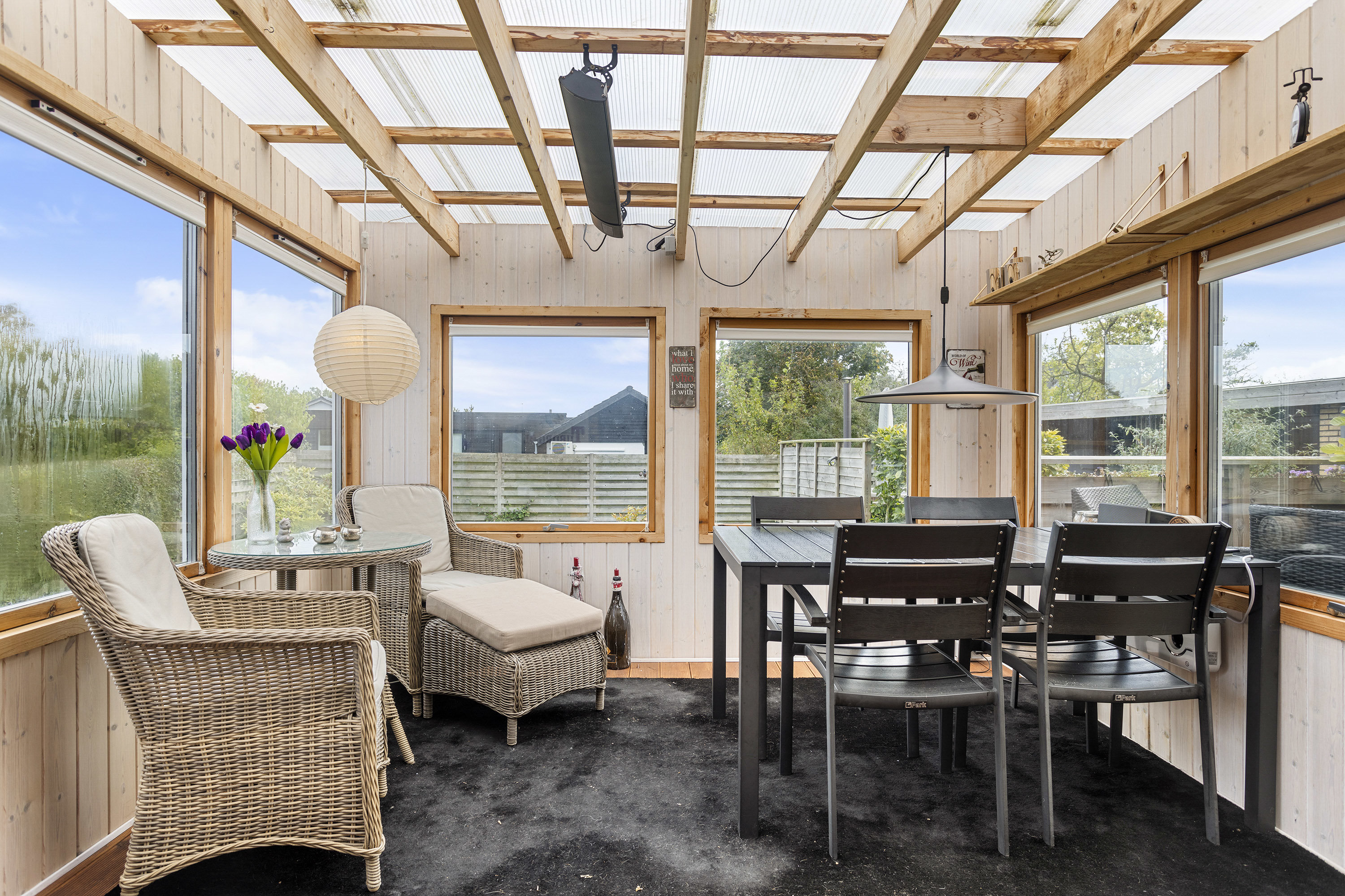 Fremhævet udestue billede i fuldskærmstilstand. Billede af A Melgaardsvej 6, 9300 Sæby