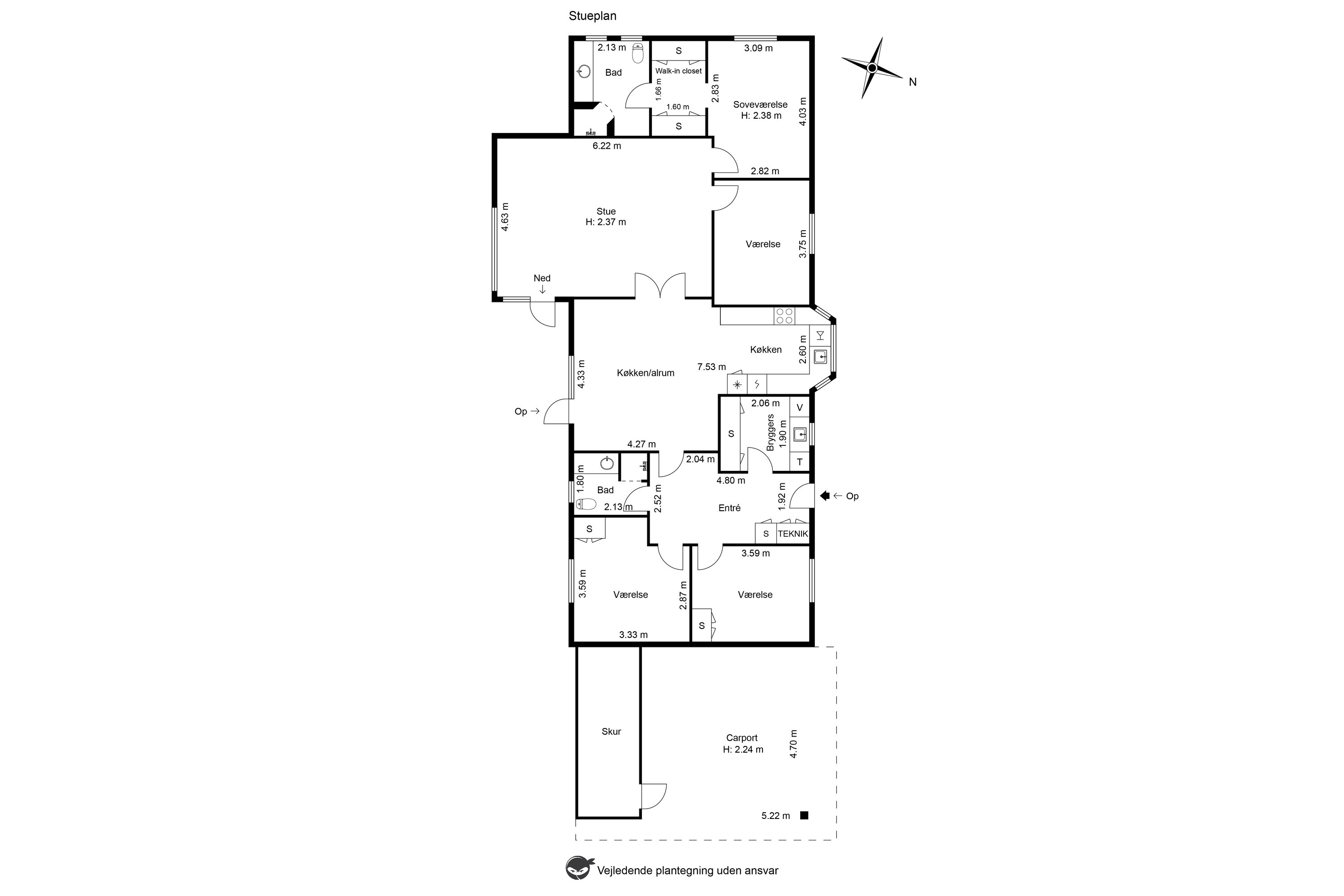 Plantegninger billede af Lyrens Alle 30, 2770 Kastrup