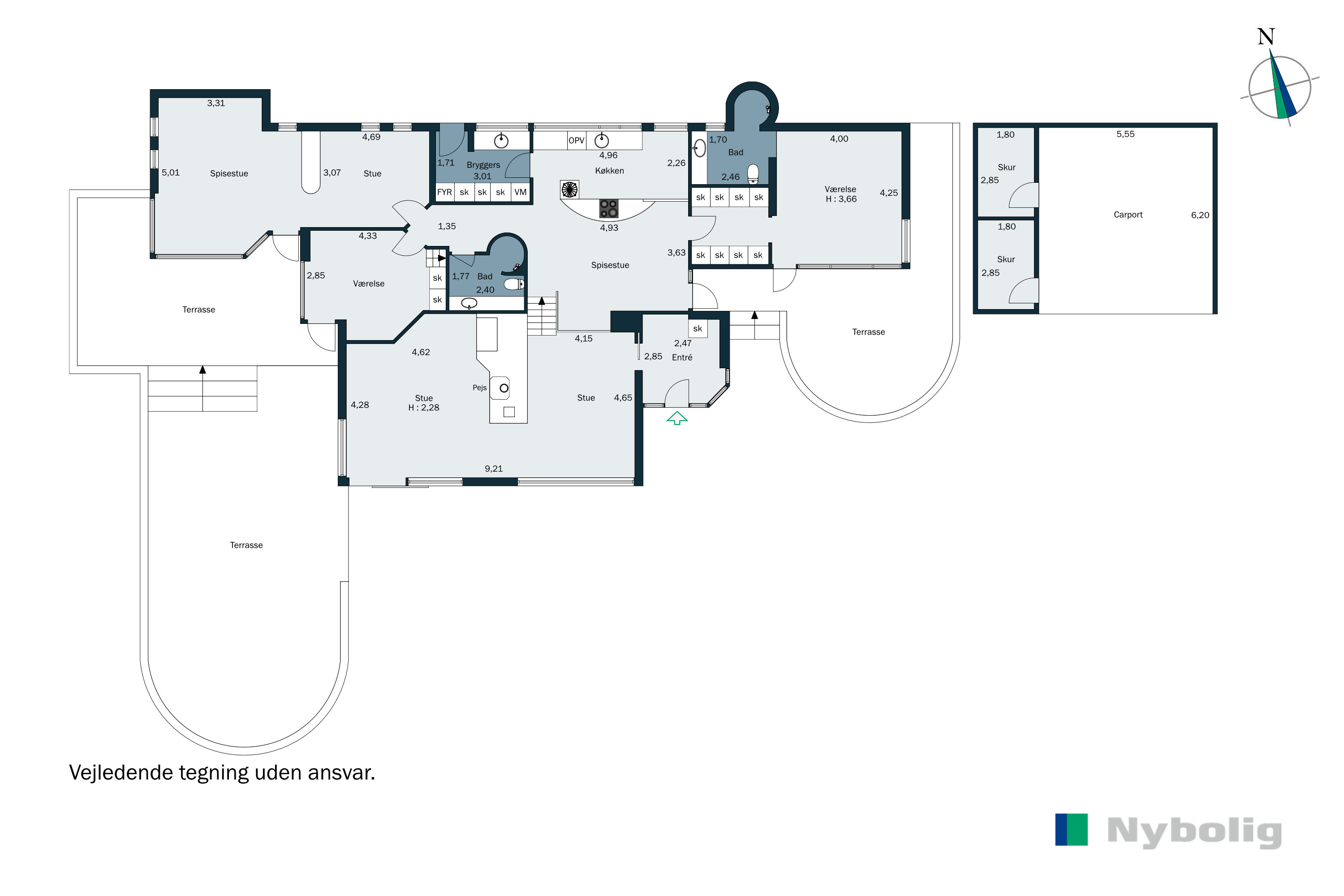 Plantegninger billede af Rosenvej 18, Trørød, 2950 Vedbæk