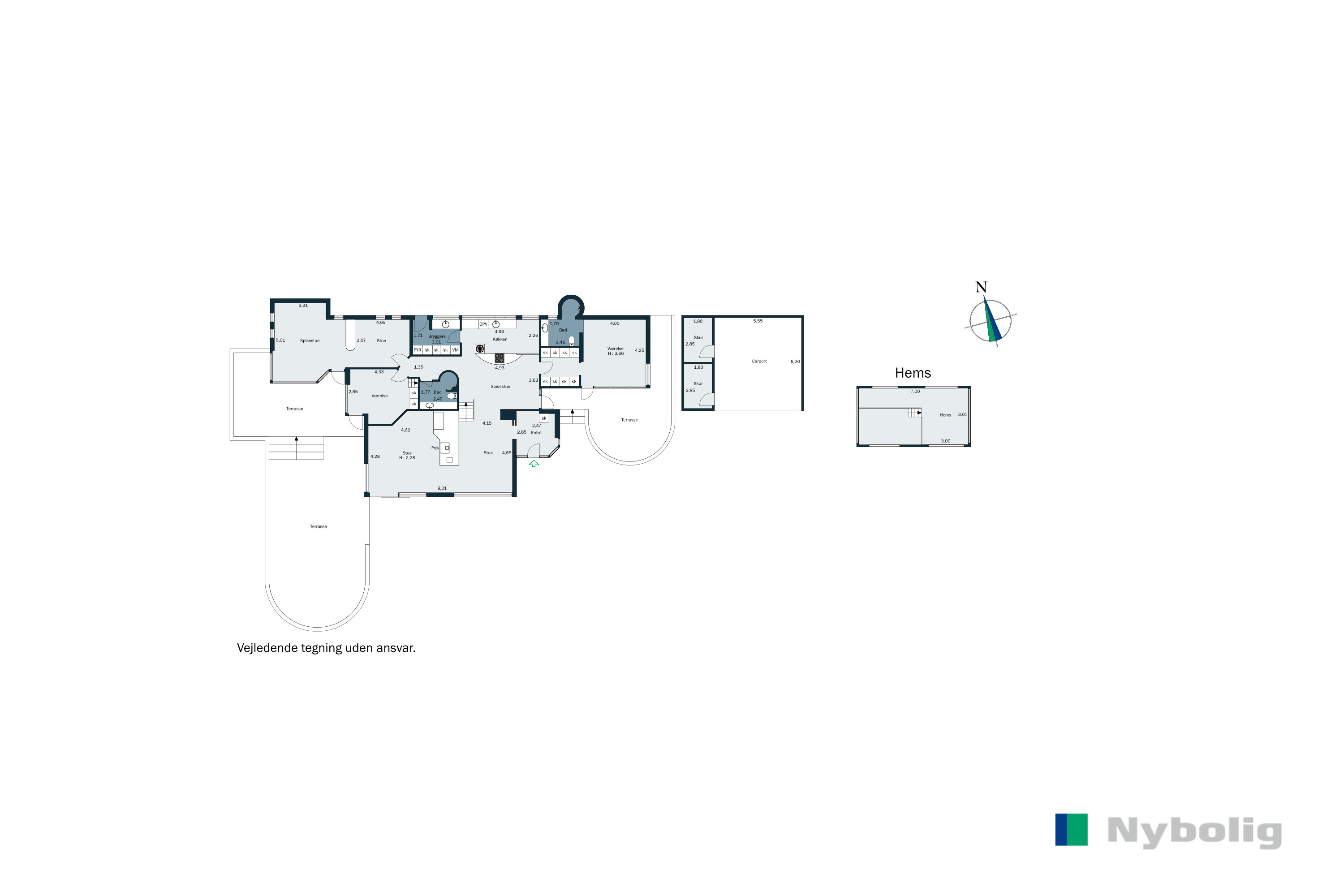 Plantegninger billede af Rosenvej 18, Trørød, 2950 Vedbæk