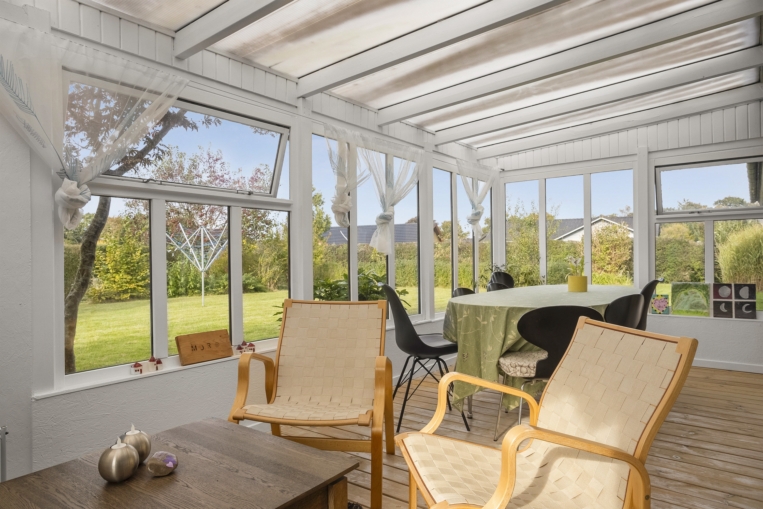 Fremhævet udestue billede i fuldskærmstilstand. Billede af Pilevej 5, 6600 Vejen