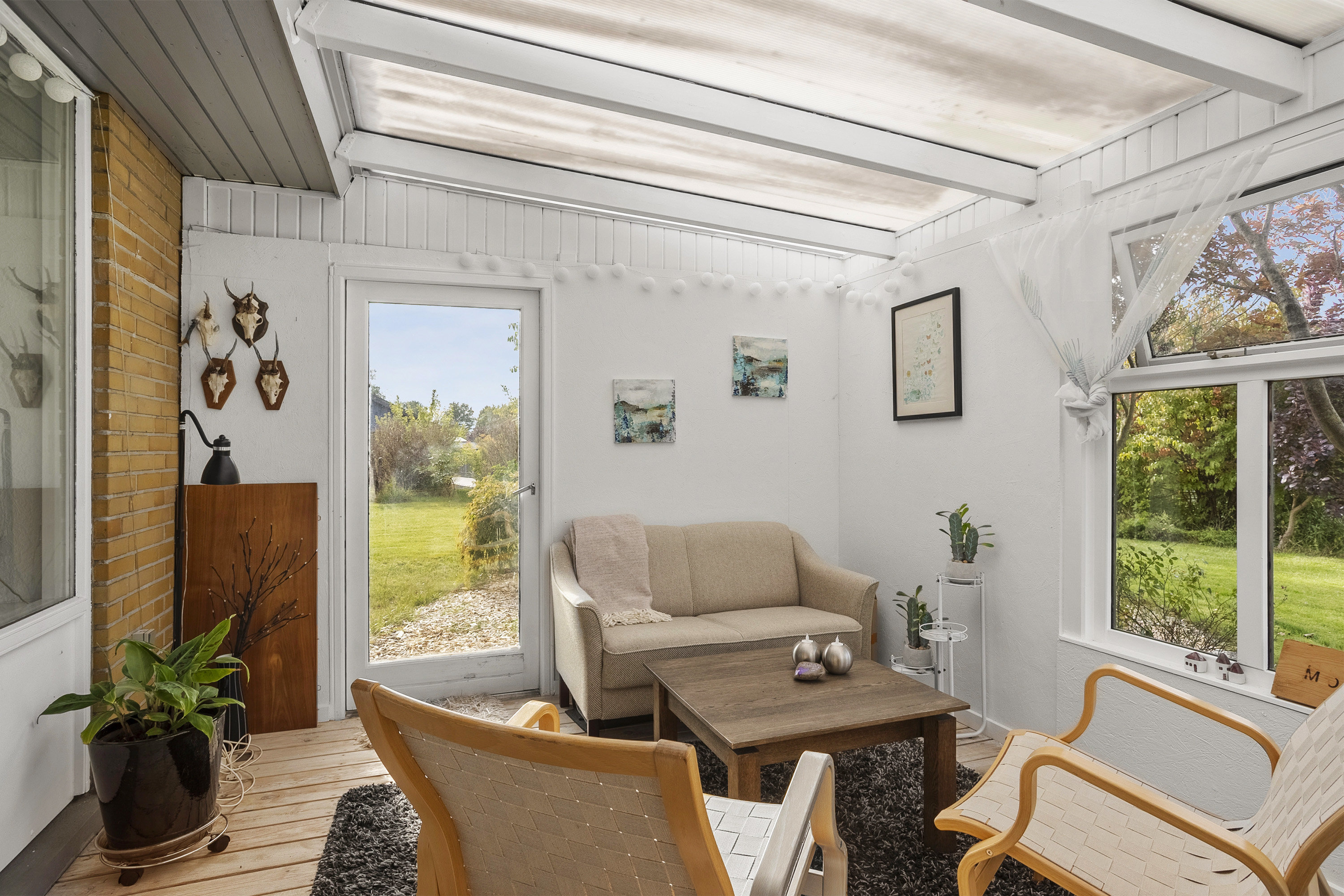 Fremhævet udestue billede i fuldskærmstilstand. Billede af Pilevej 5, 6600 Vejen