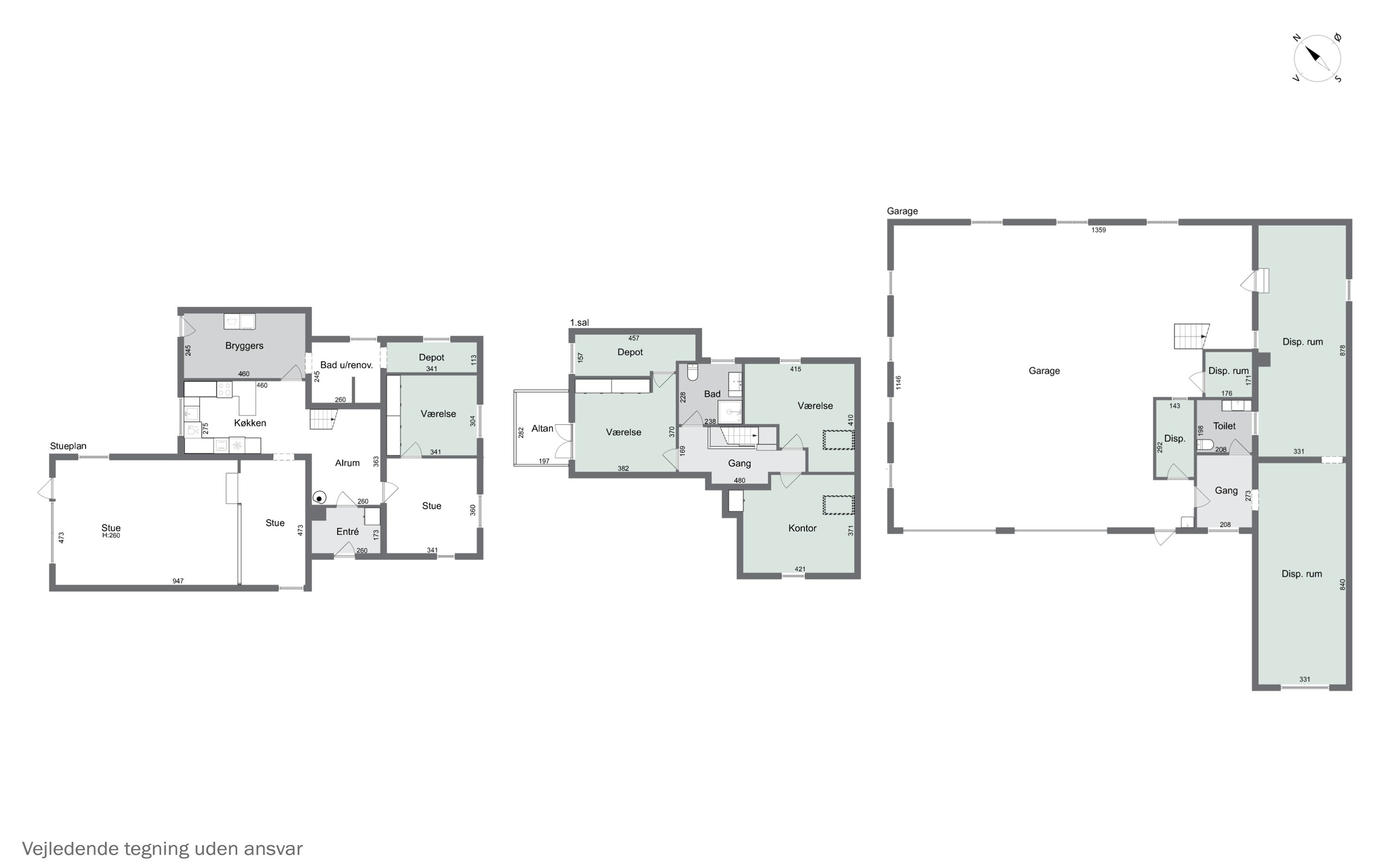 Plantegninger billede af Tømmerbyvej 174, 7742 Vesløs